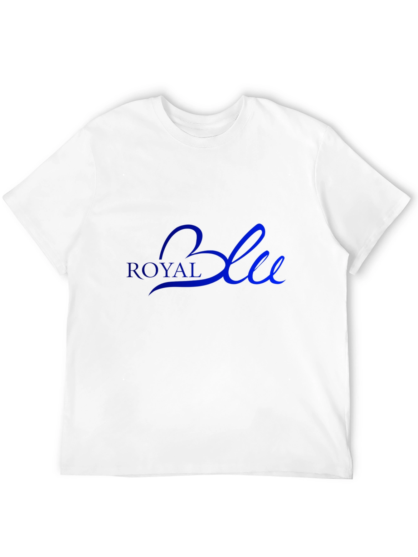 Royal Blue Graphic Tee - Stylish Mens T-Shirt
