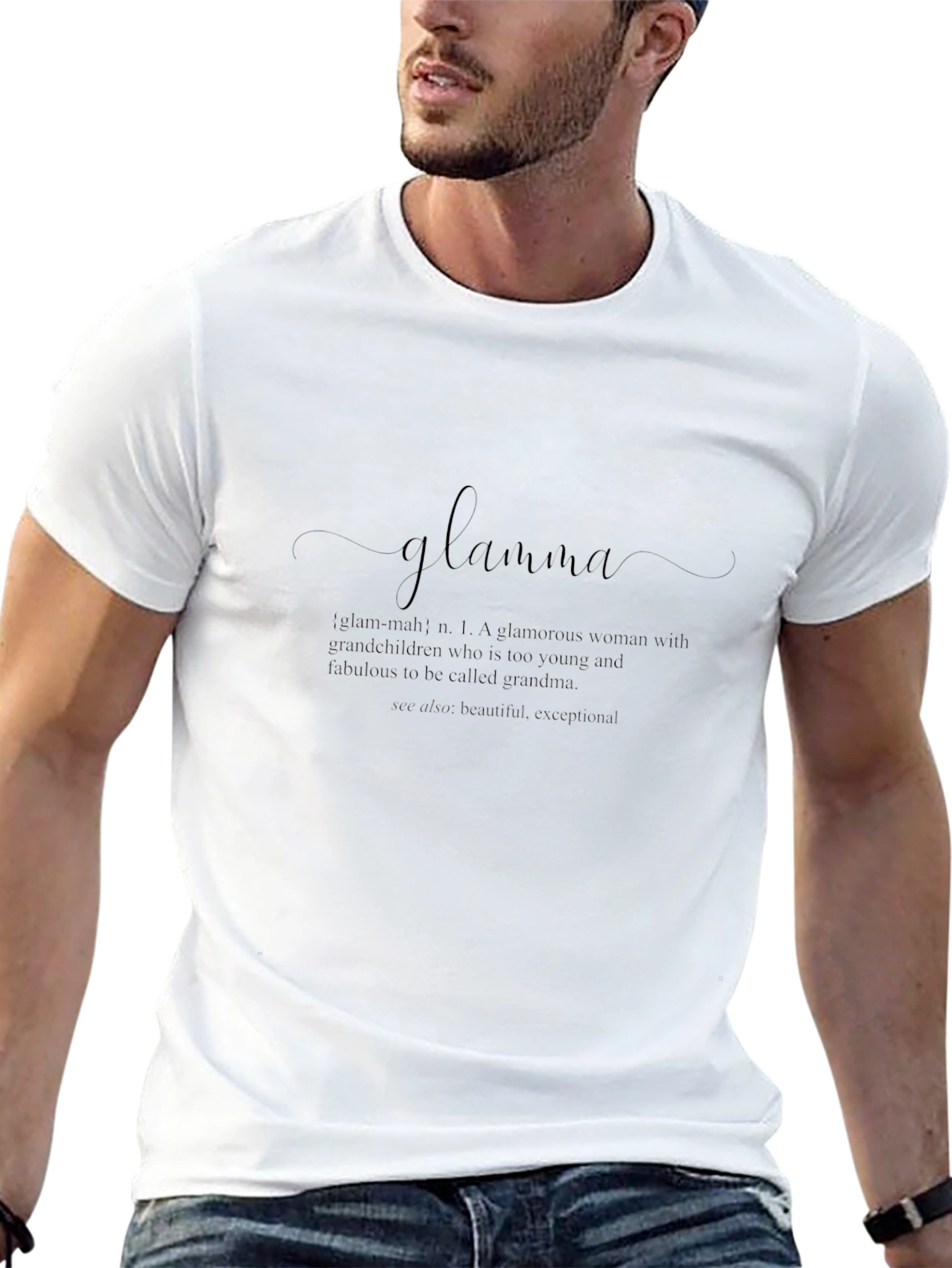 Glamma Definition T-Shirt - Stylish Grandparent Tee