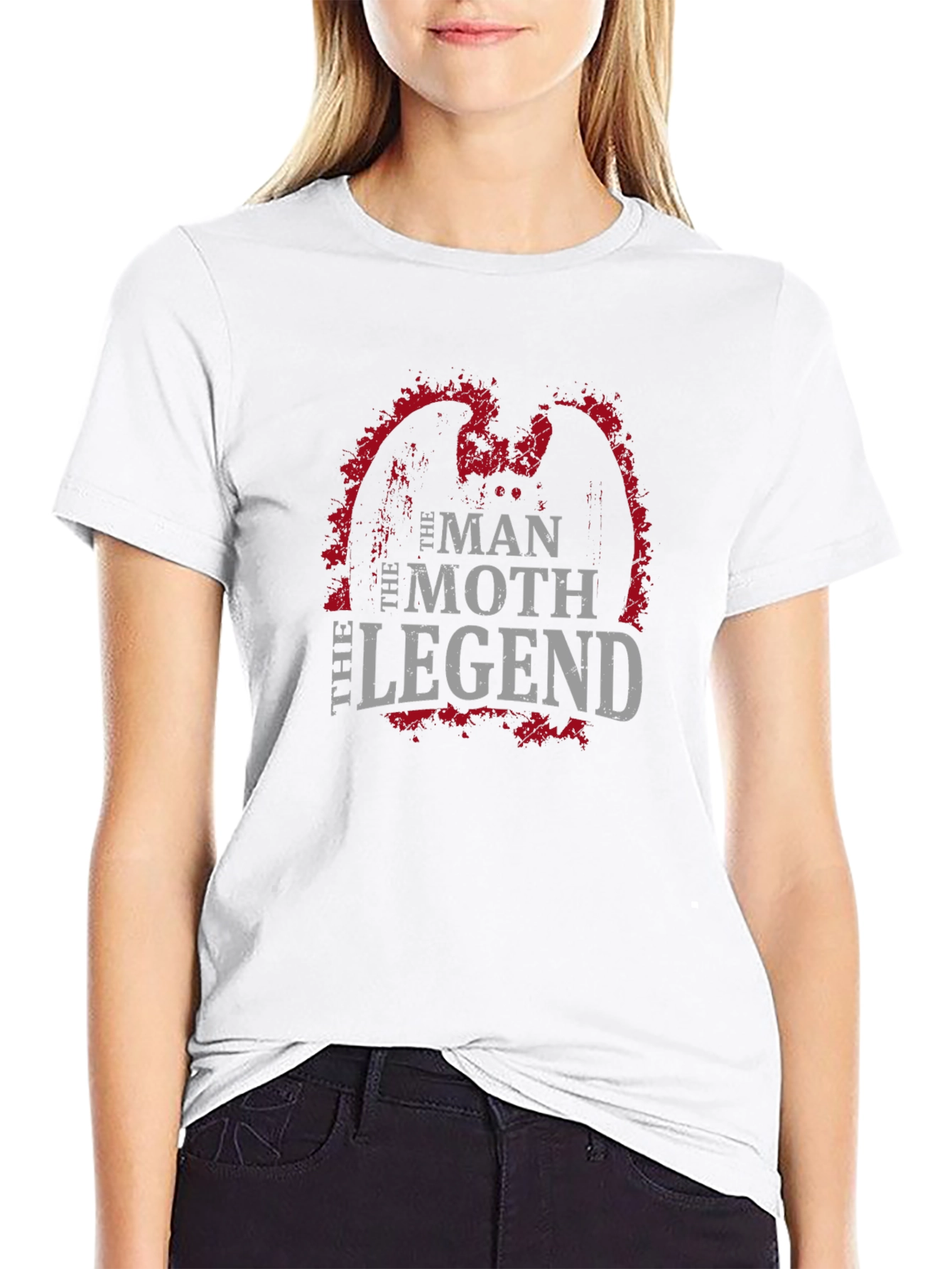 Mothman Legend Graphic T-Shirt - Black