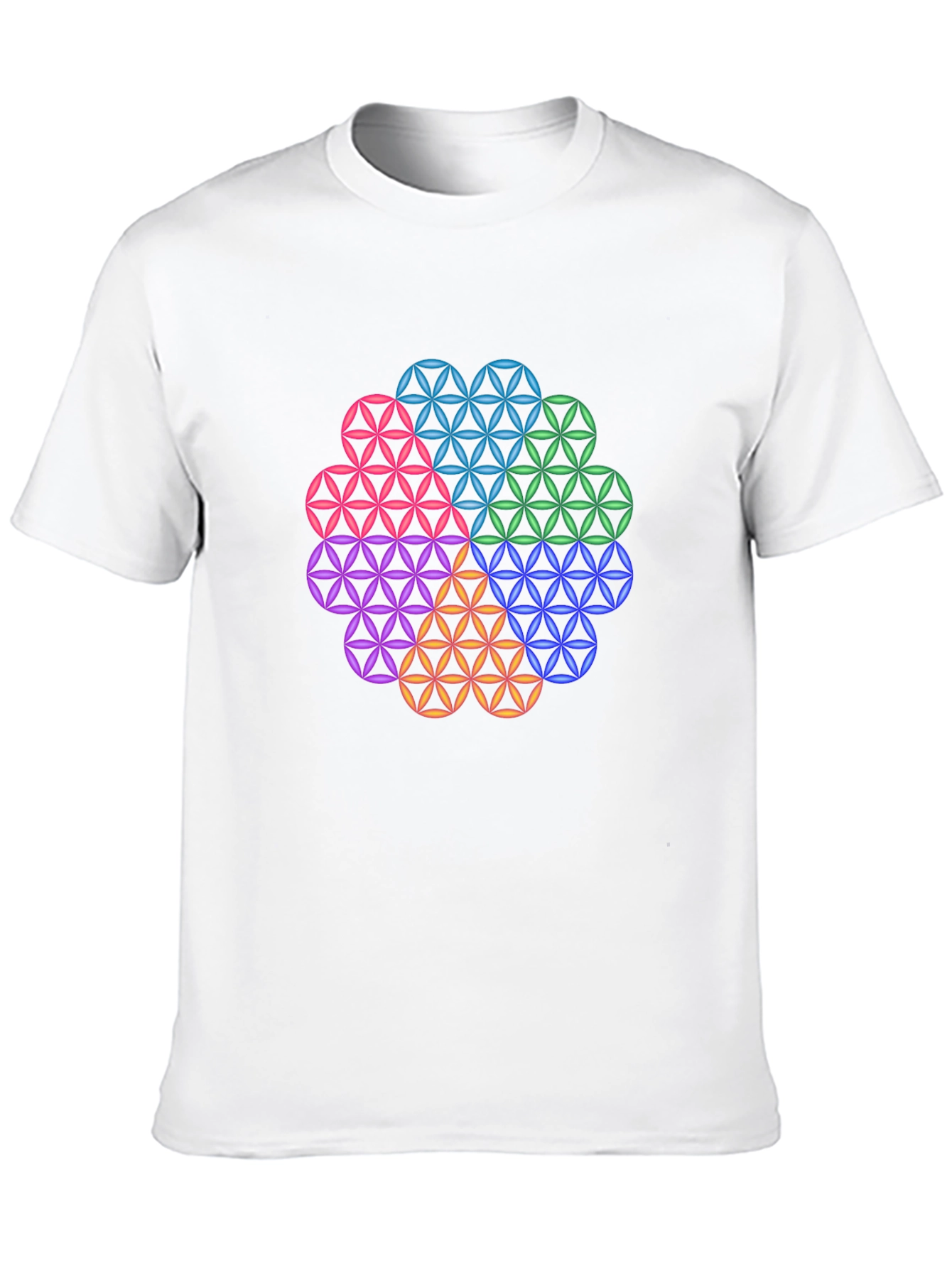 Flower of Life Geometric T-Shirt