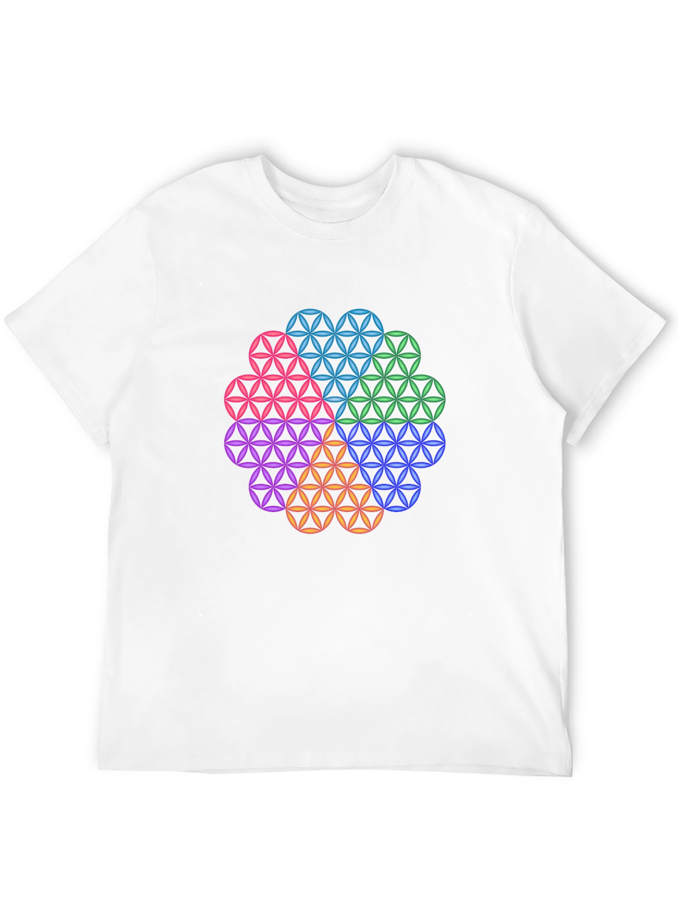 Flower of Life Geometric T-Shirt