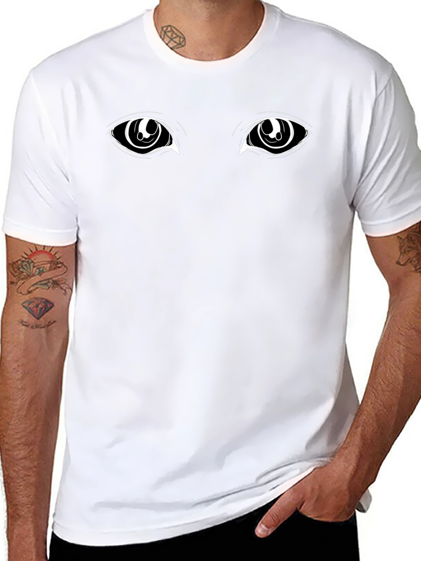 Eye See You - Black Graphic Tee