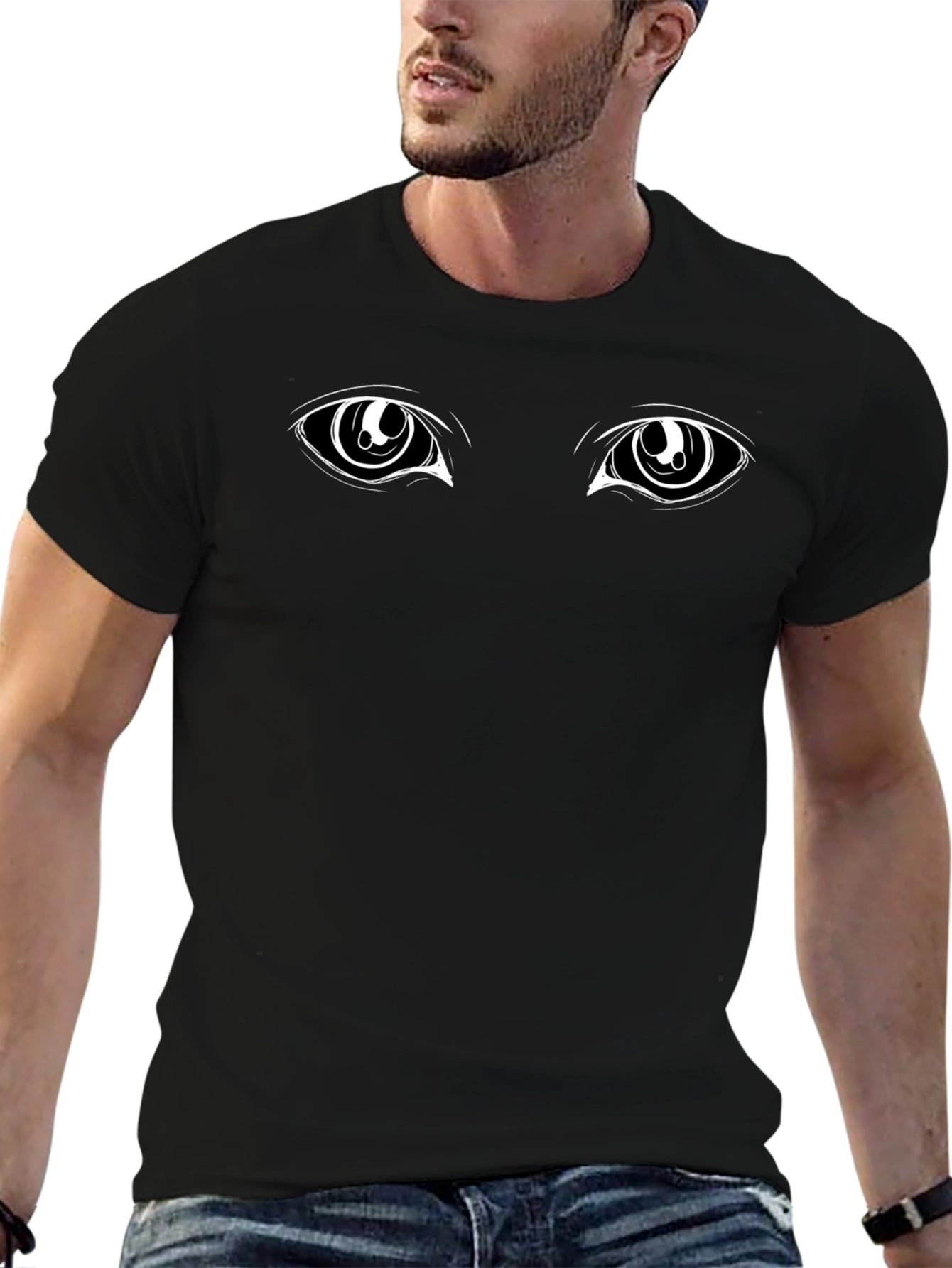Eye See You - Black Graphic Tee