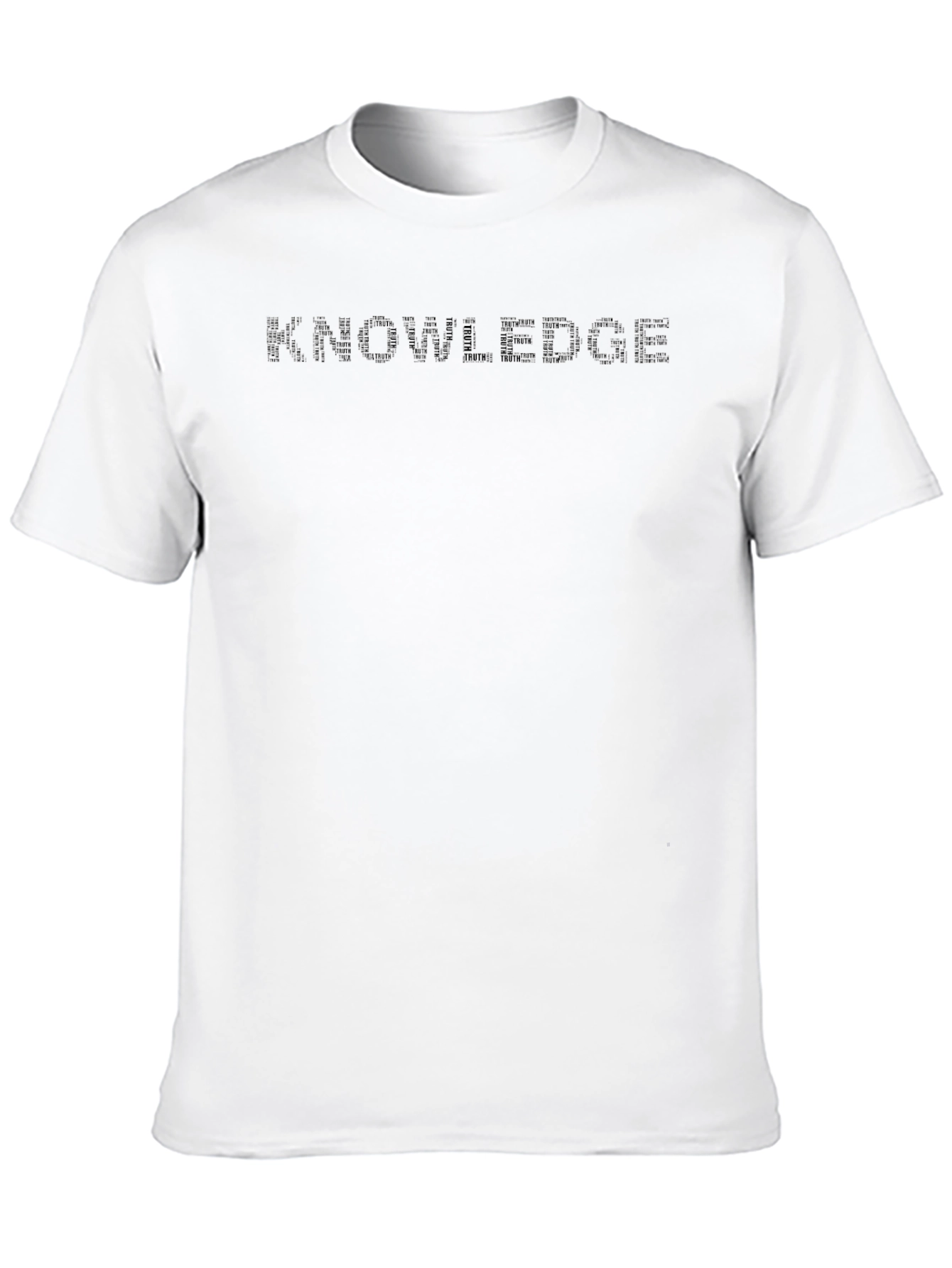 Knowledge Mens Black Graphic Tee