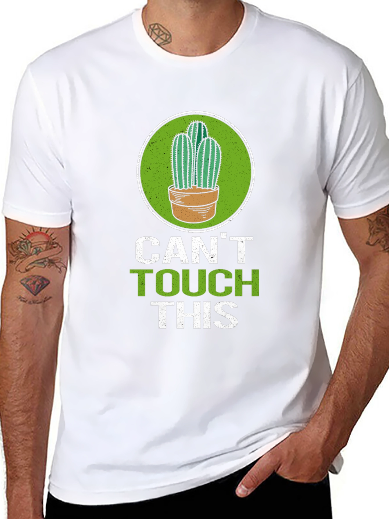Cactus Cant Touch This Graphic Tee