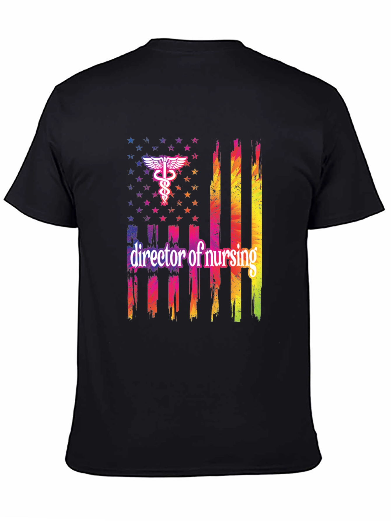 Director of Nursing American Flag T-Shirt