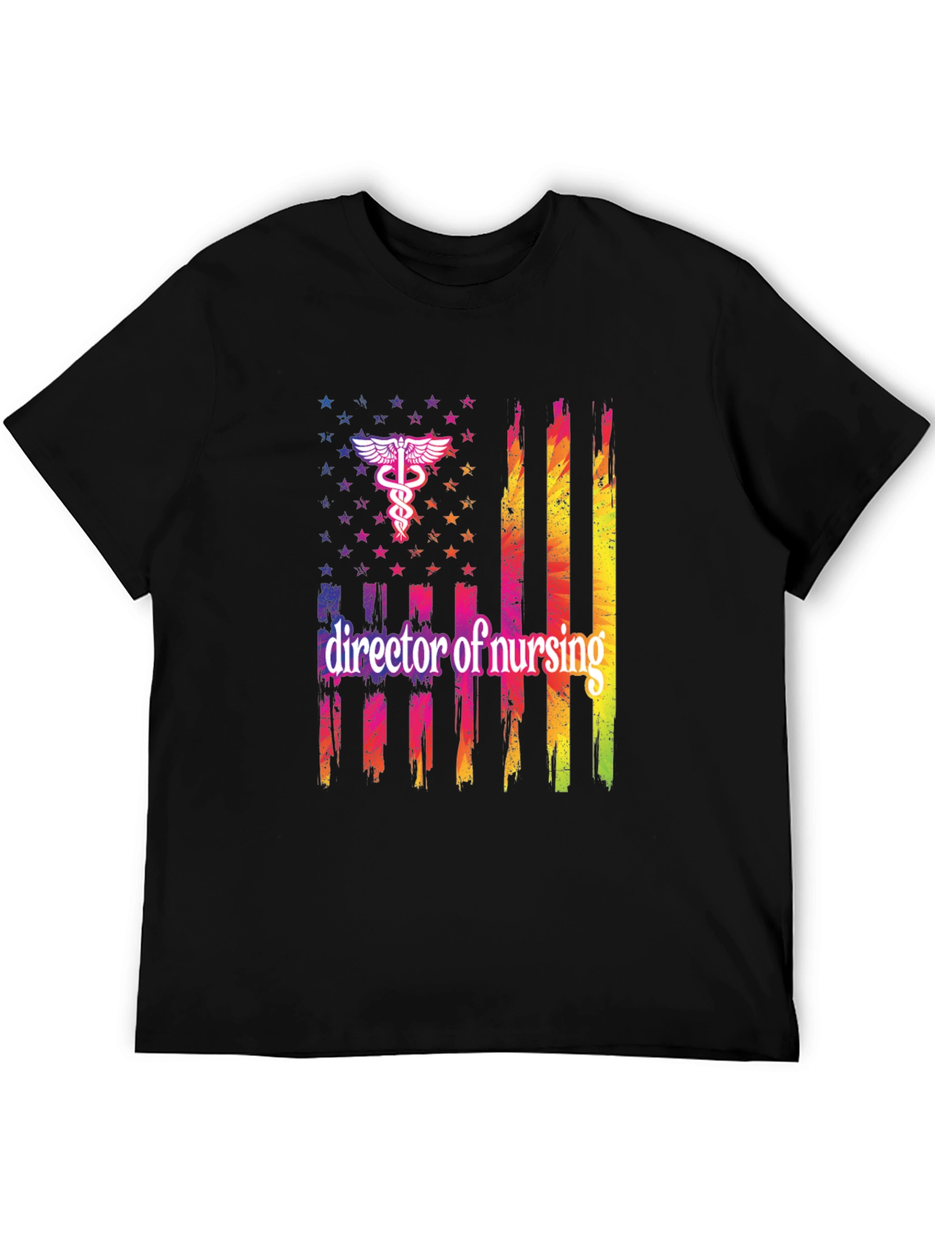 Director of Nursing American Flag T-Shirt