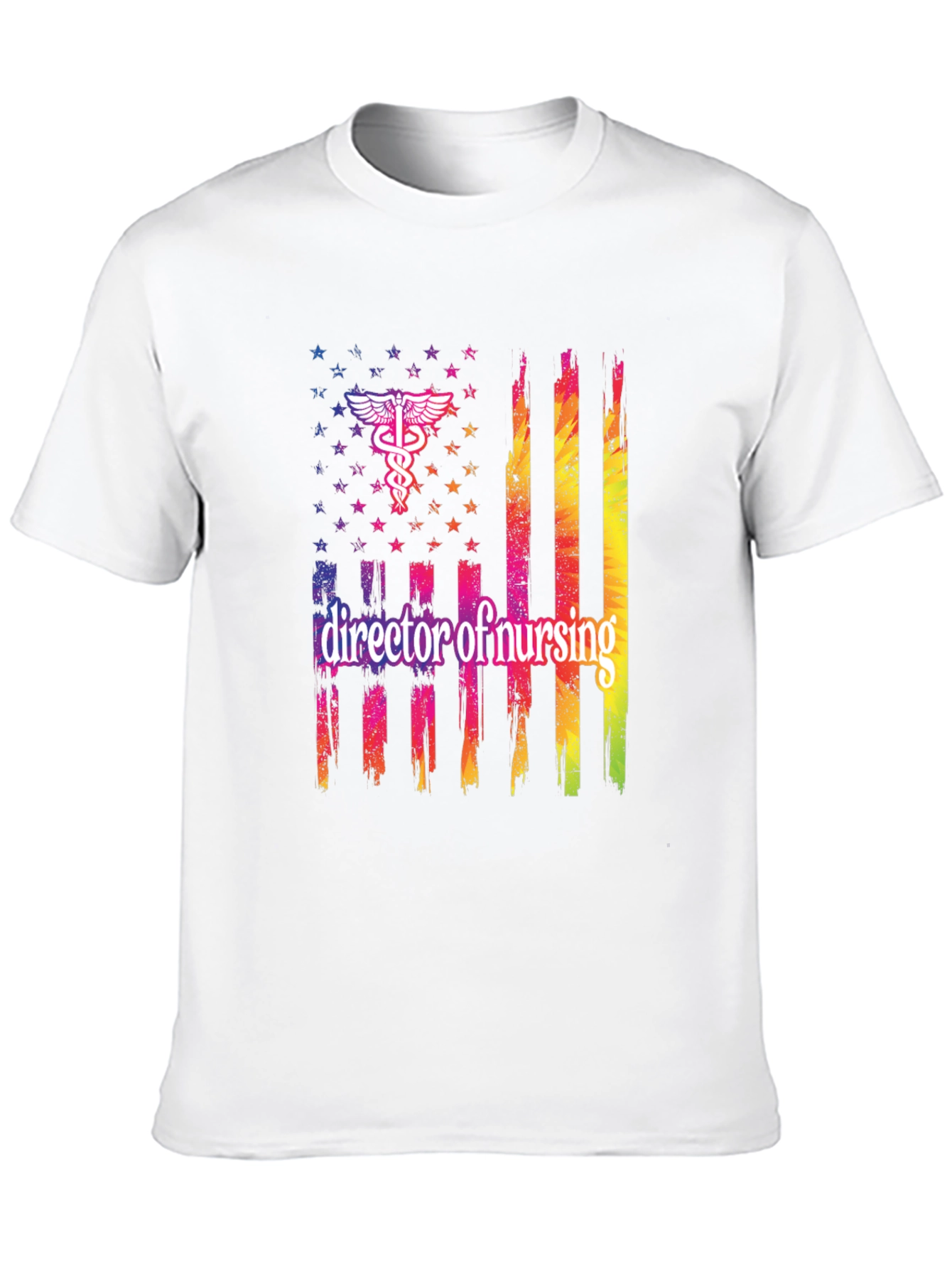 Director of Nursing American Flag T-Shirt
