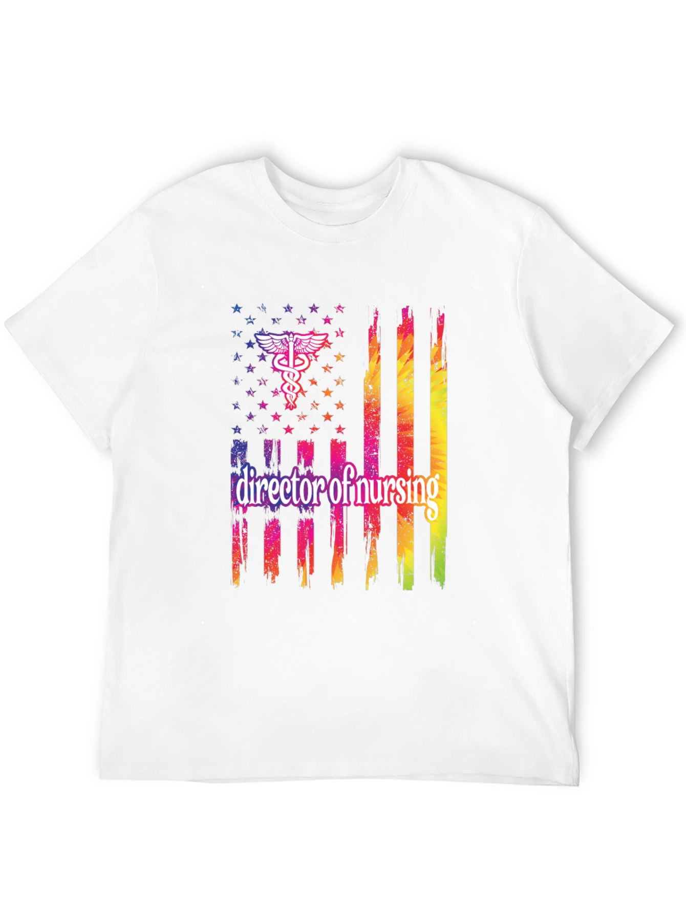 Director of Nursing American Flag T-Shirt