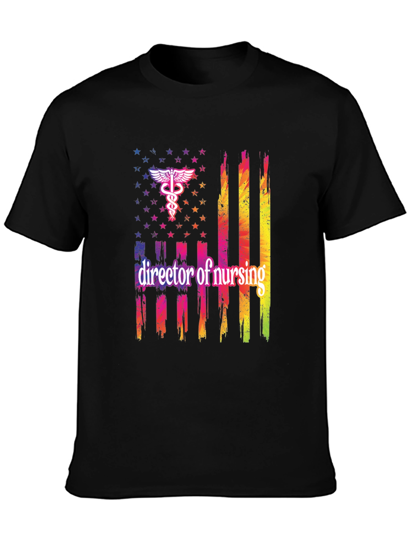 Director of Nursing American Flag T-Shirt