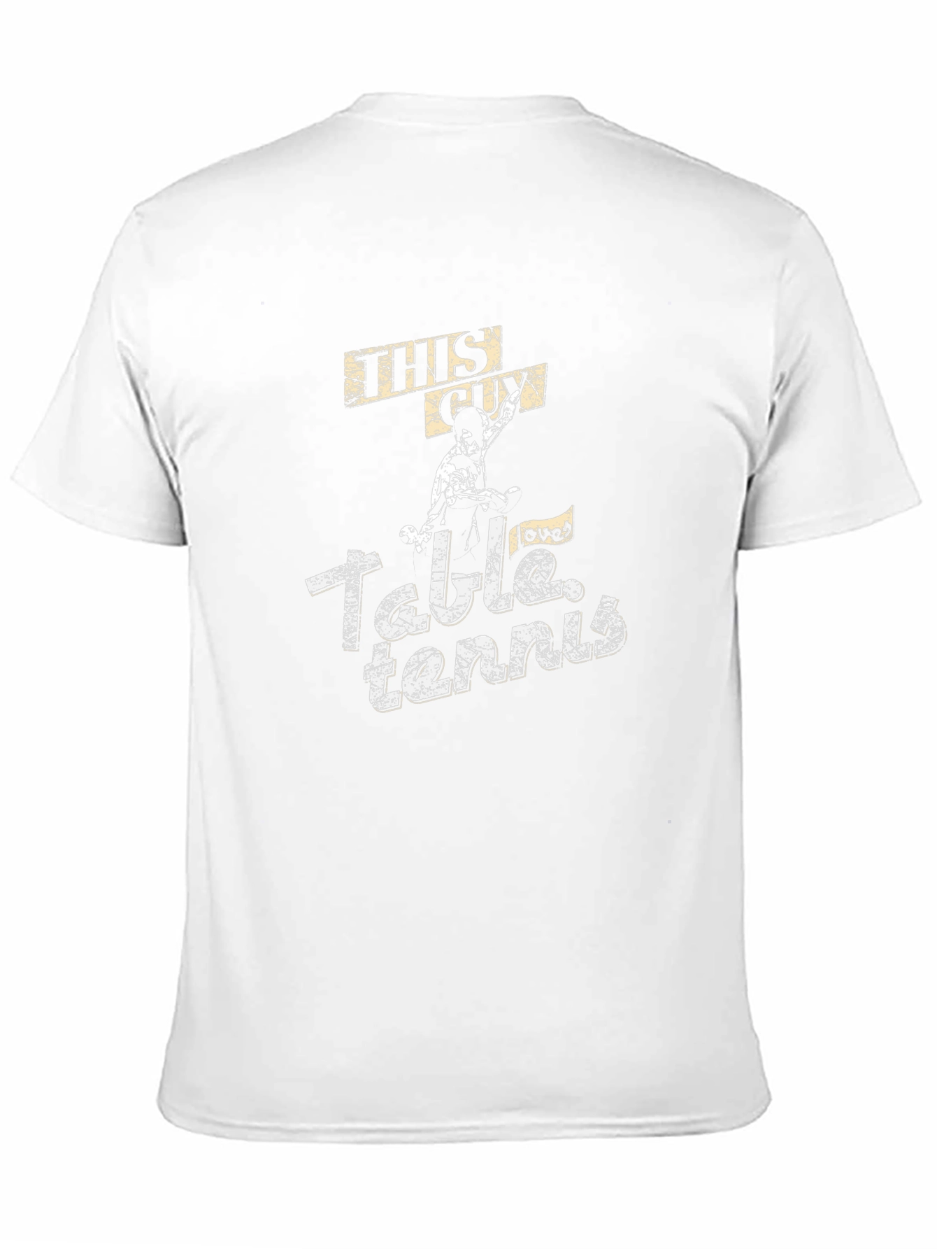This Guy Loves Table Tennis Graphic T-Shirt
