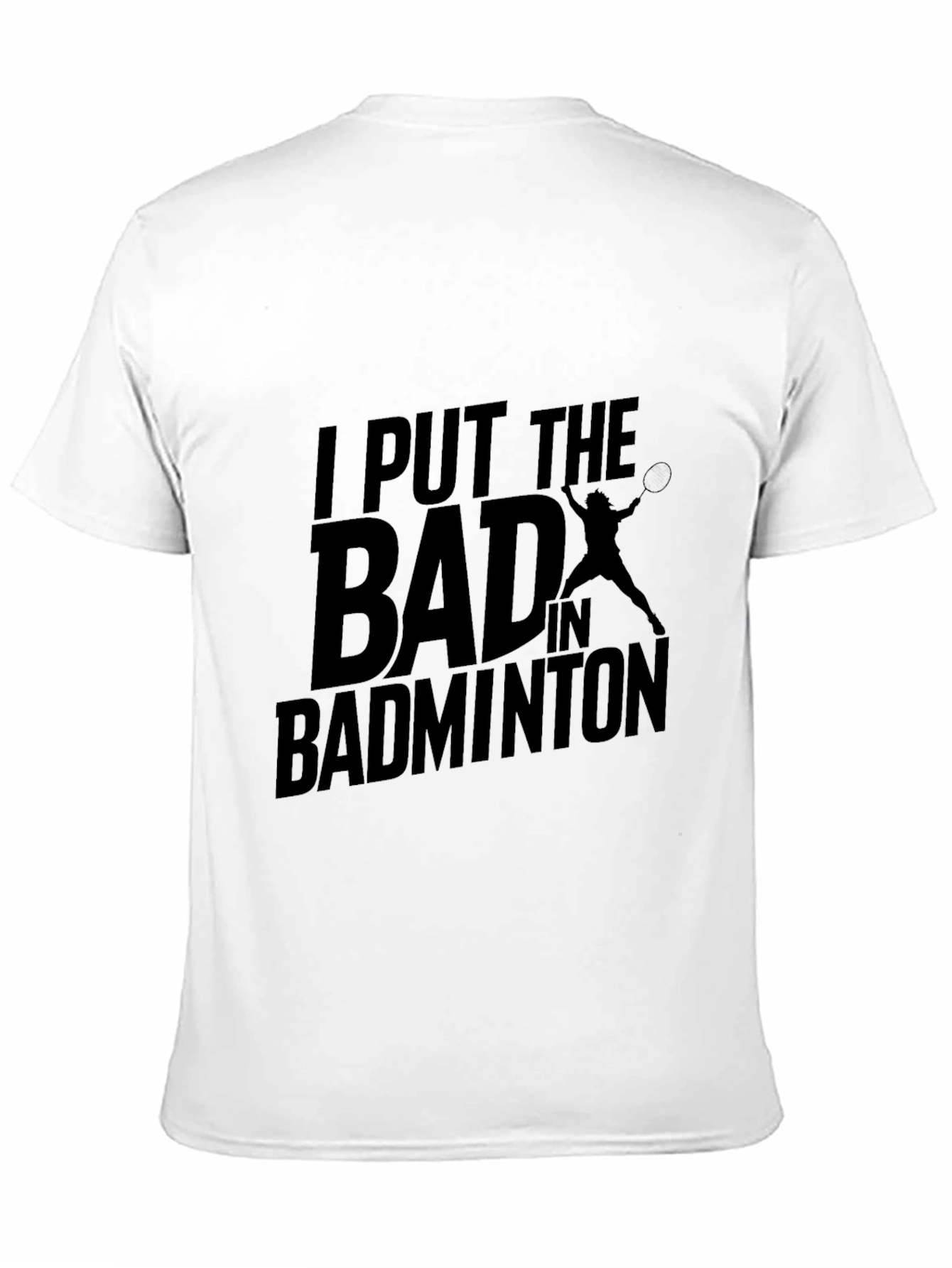 Badminton Graphic T-Shirt - Funny Sports Tee