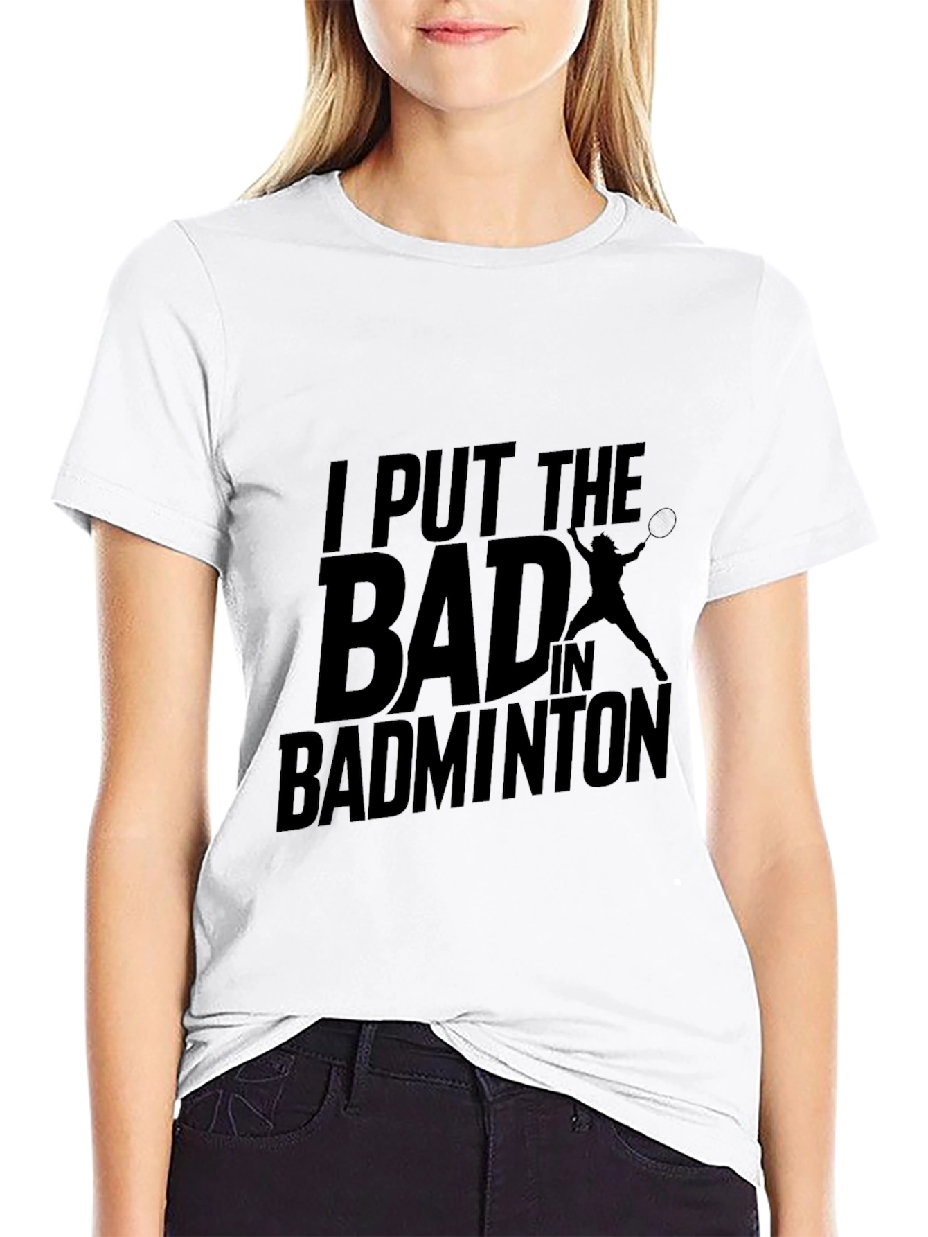 Badminton Graphic T-Shirt - Funny Sports Tee