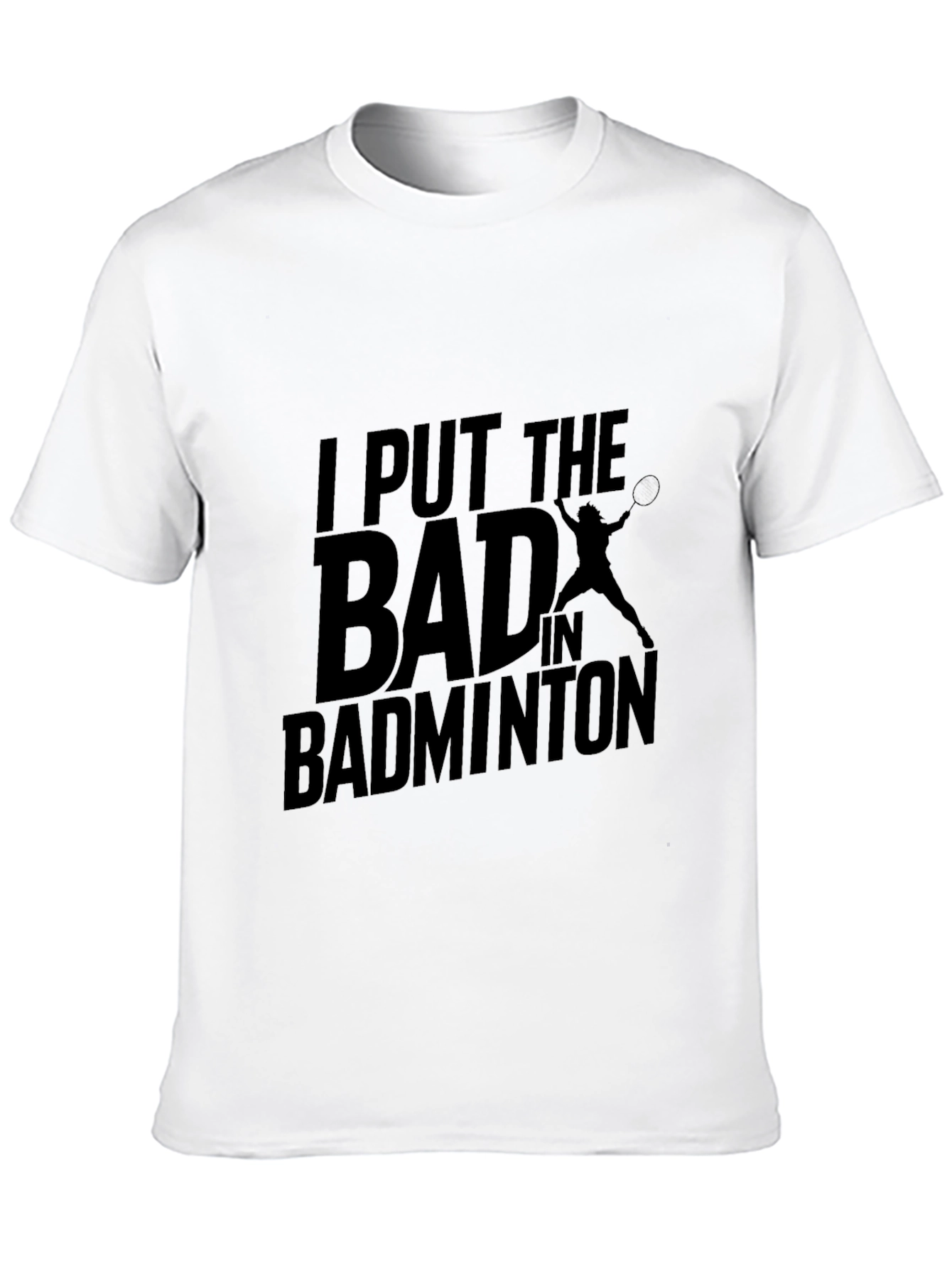 Badminton Graphic T-Shirt - Funny Sports Tee