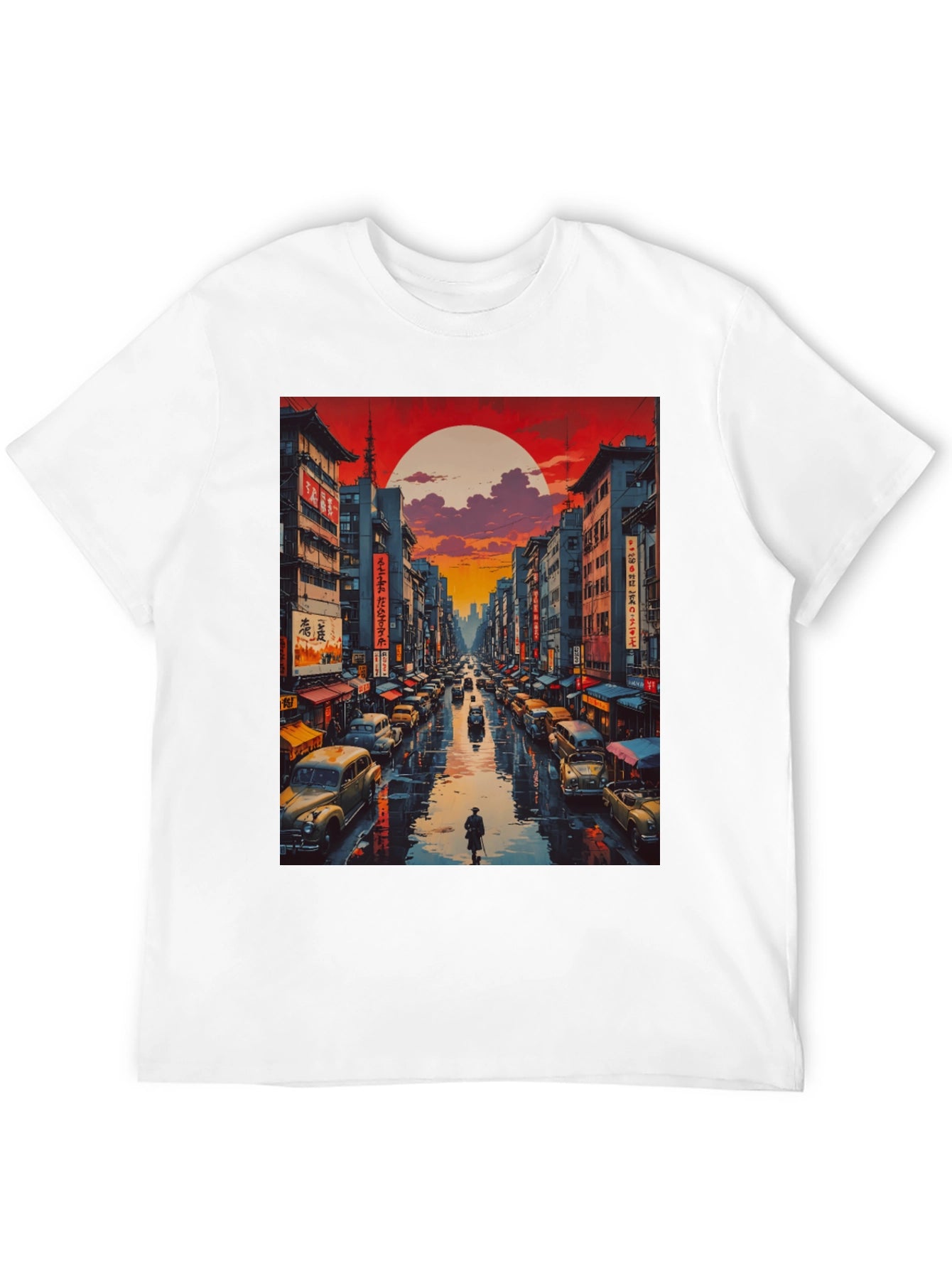 Retro Tokyo Street T-Shirt