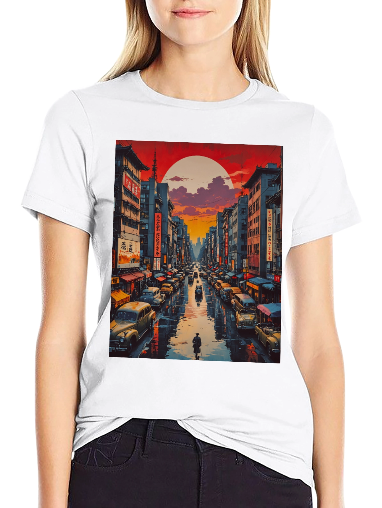 Retro Tokyo Street T-Shirt