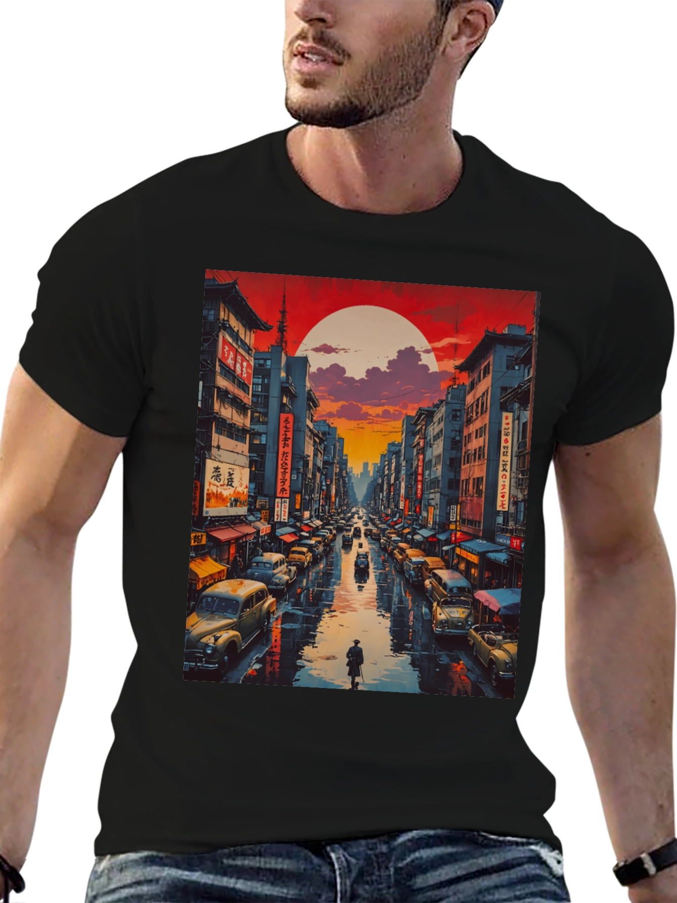 Retro Tokyo Street T-Shirt