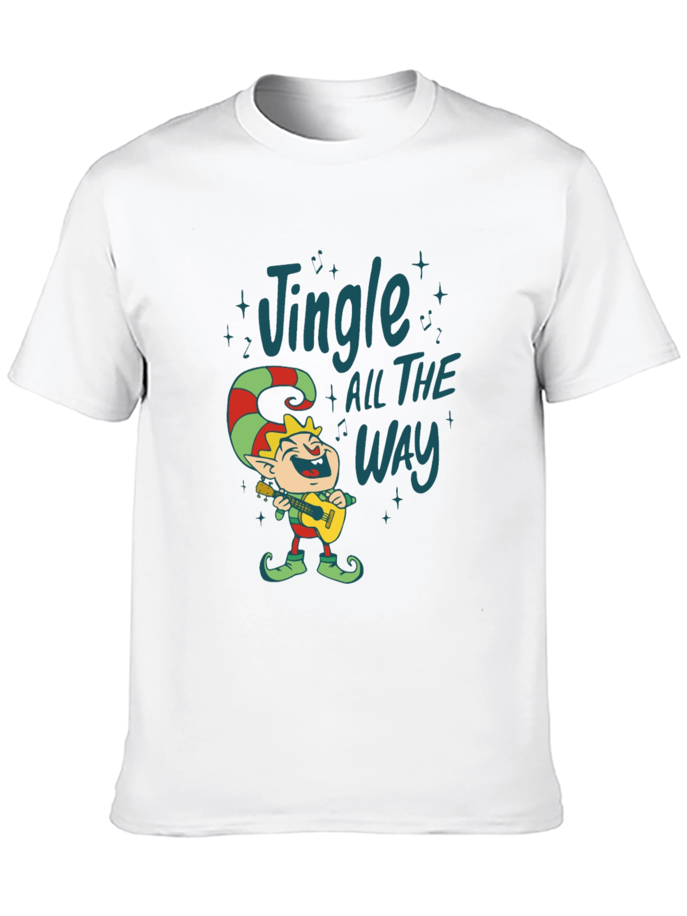 Jingle All The Way Elf Graphic Tee