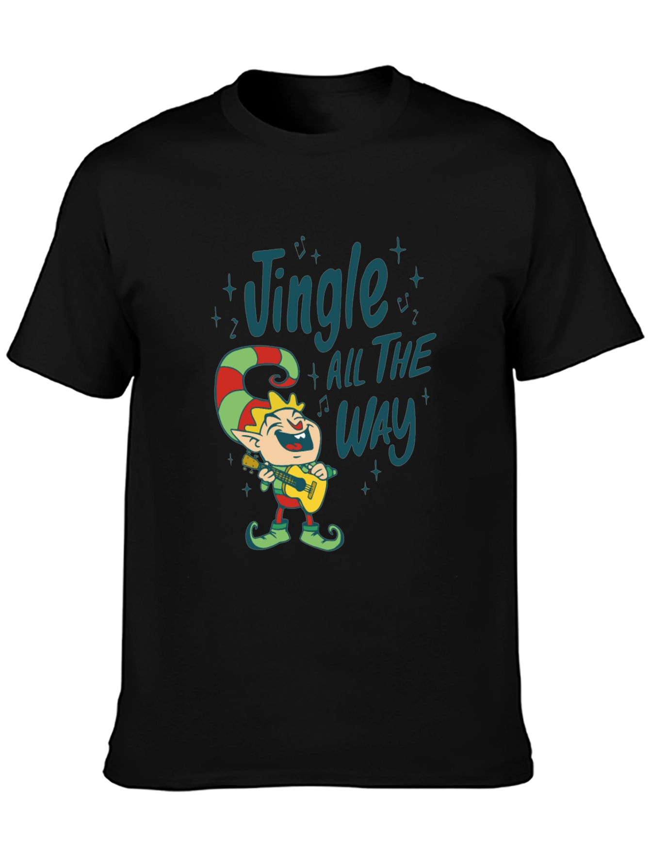 Jingle All The Way Elf Graphic Tee