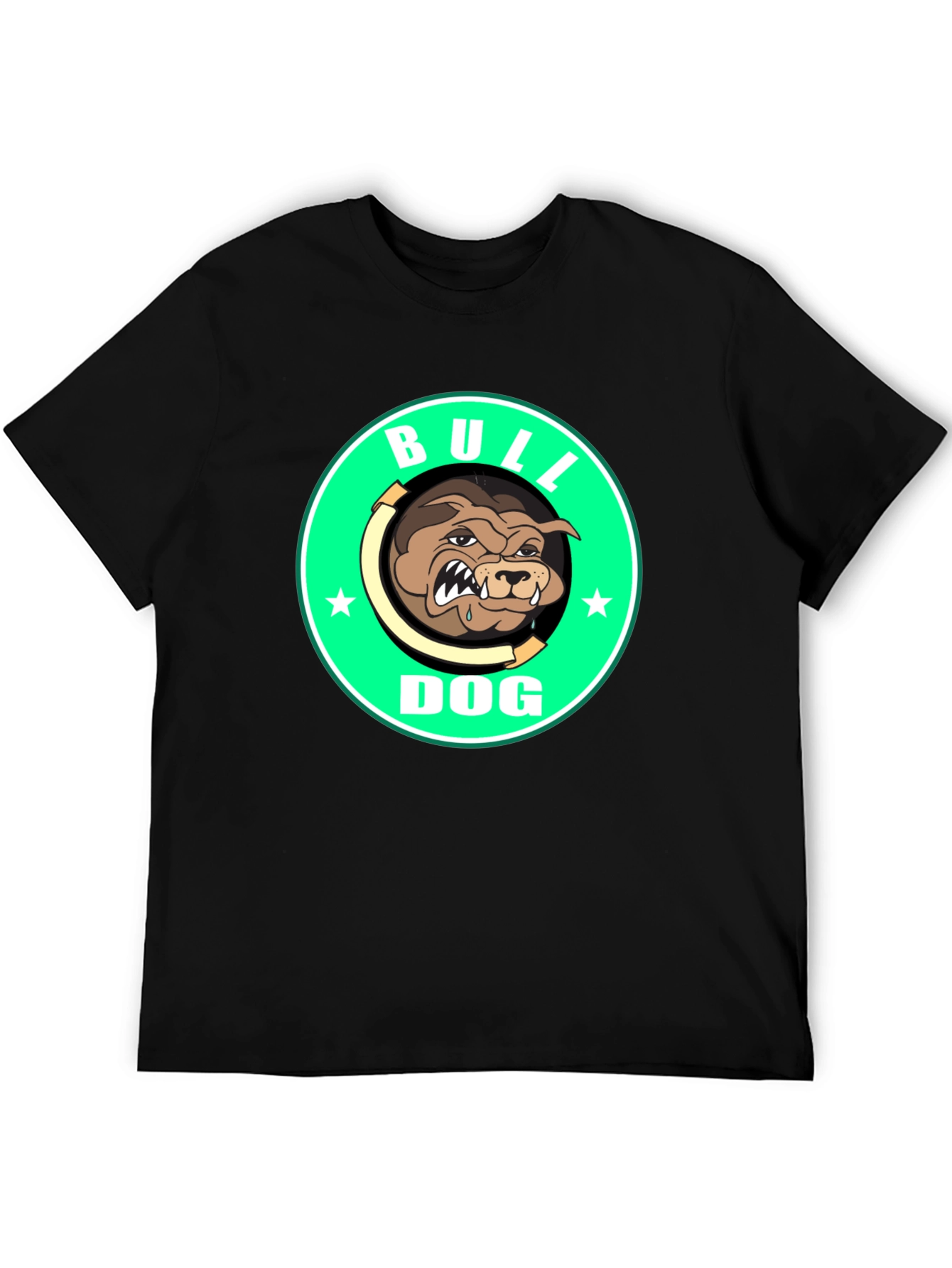Bulldog Graphic Tee - Mens Black T-Shirt