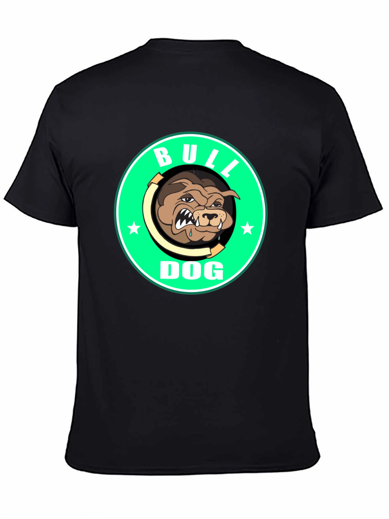 Bulldog Graphic Tee - Mens Black T-Shirt