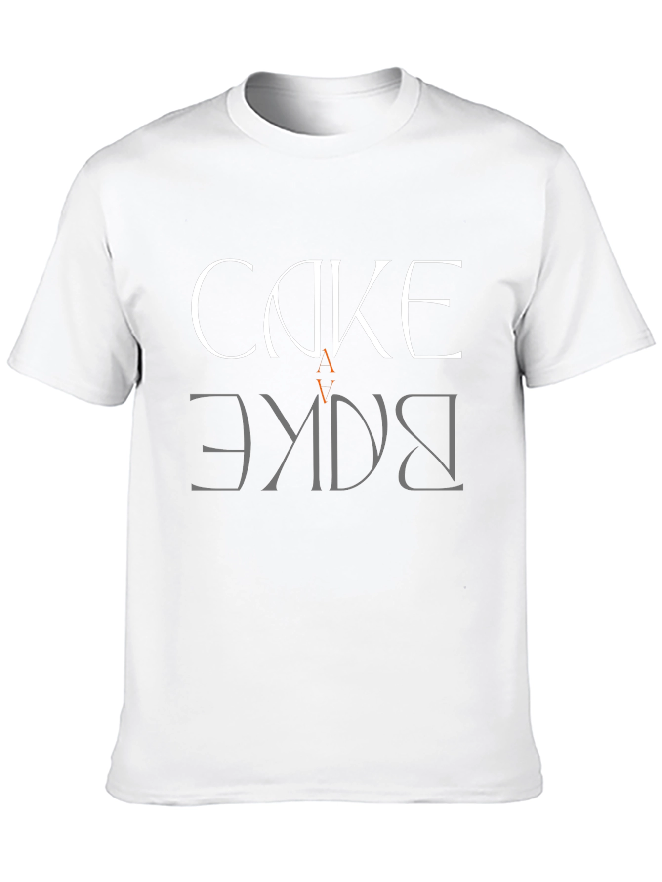 Cake Bake Graphic Tee - Black Cotton T-Shirt