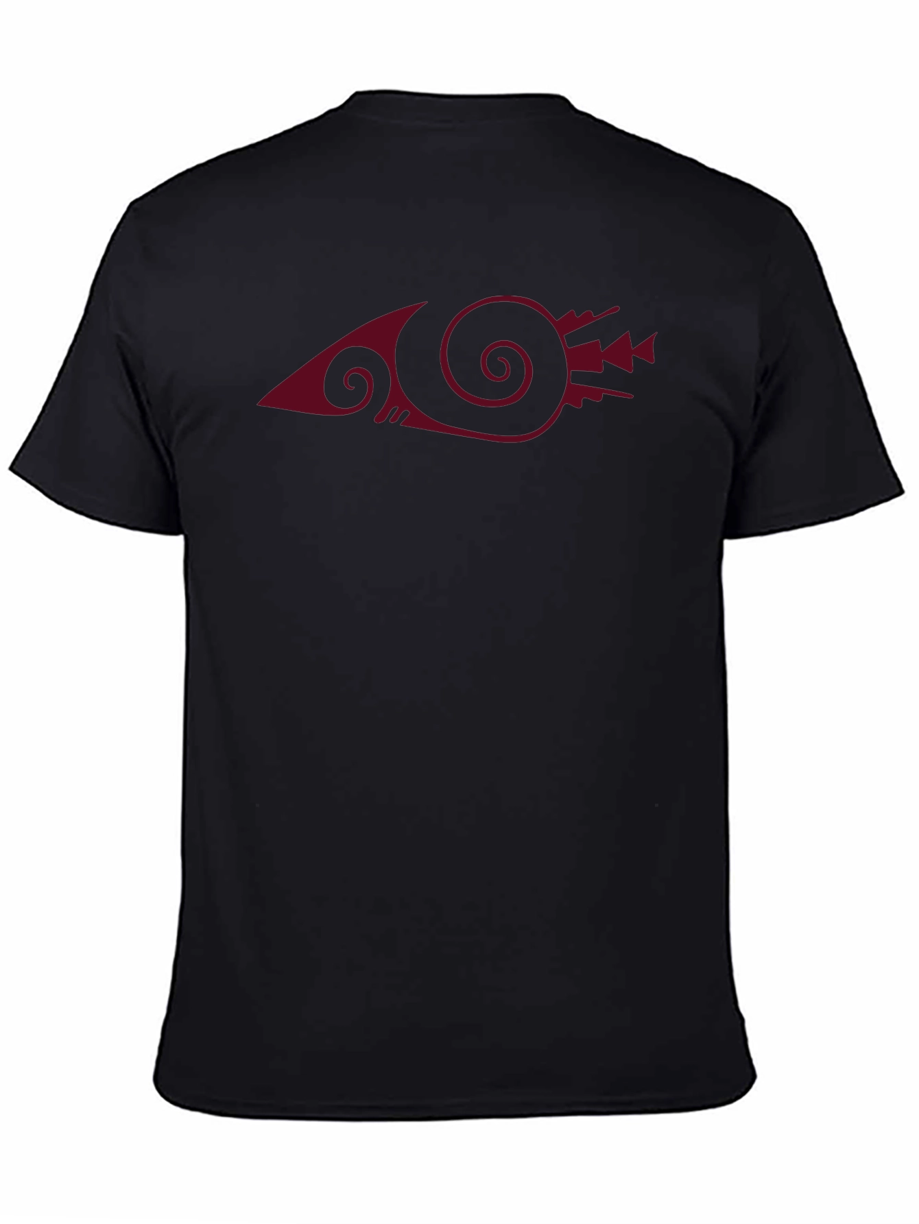 Tribal Shark Graphic Tee - Mens Black T-Shirt