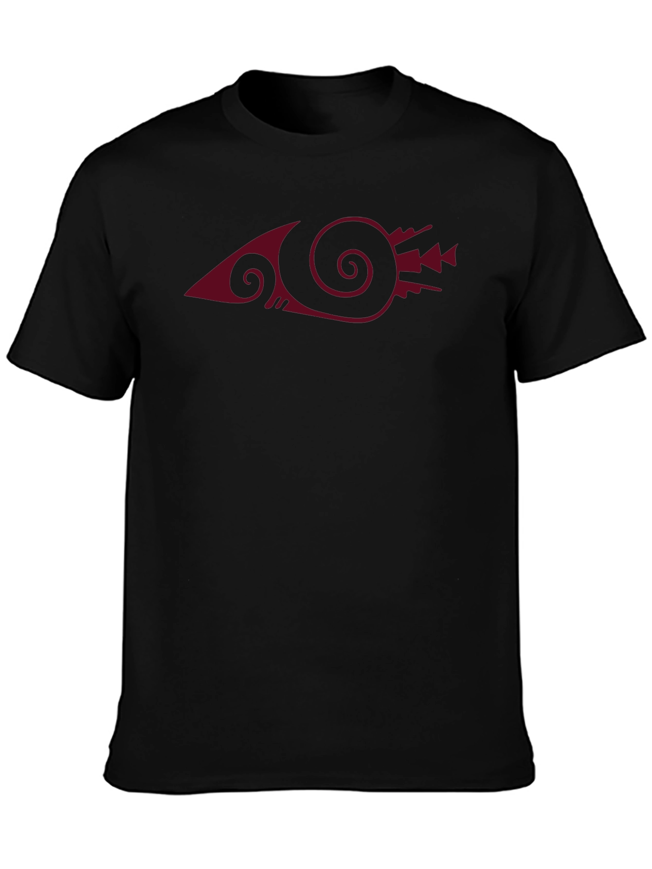 Tribal Shark Graphic Tee - Mens Black T-Shirt
