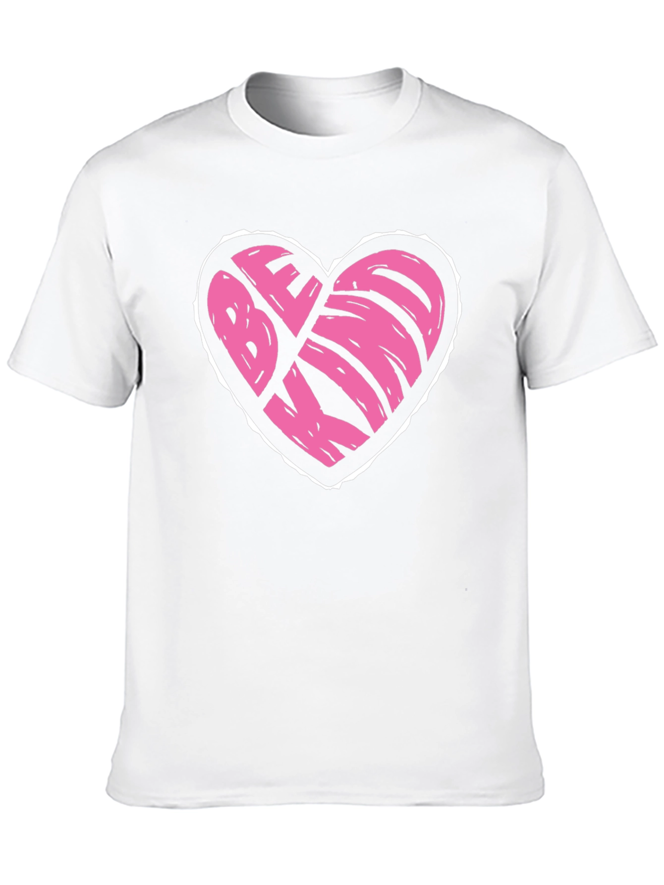 Be Kind Heart Graphic T-Shirt - Black