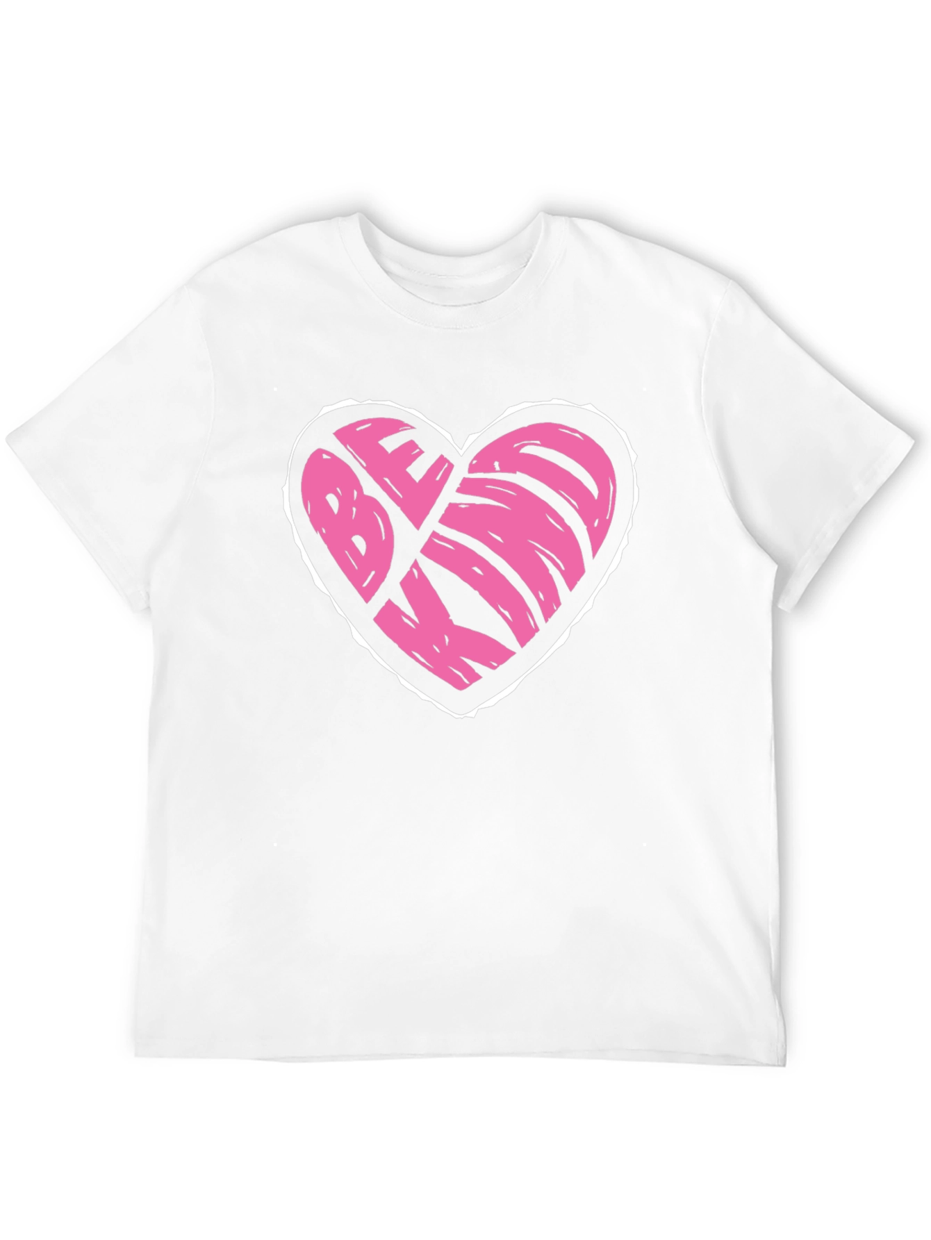 Be Kind Heart Graphic T-Shirt - Black