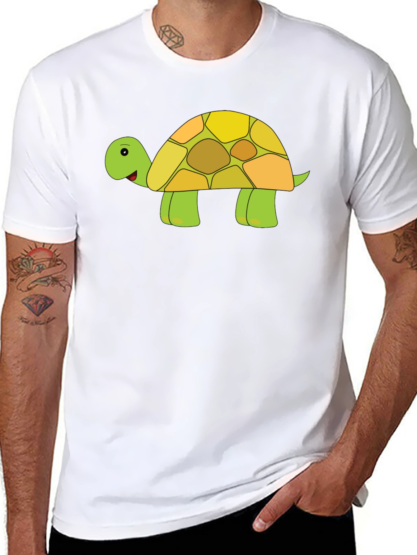 Turtle Graphic Tee - Cute Animal T-Shirt