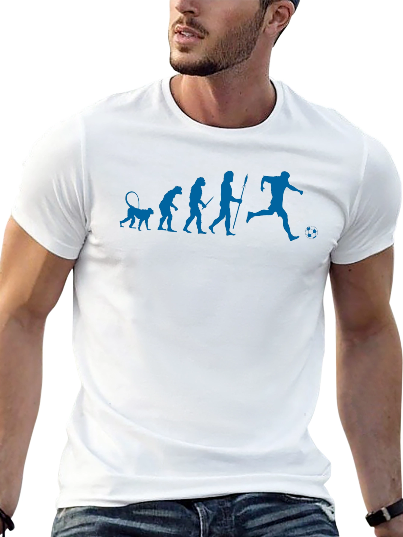 Soccer Evolution T-Shirt - Funny Graphic Tee