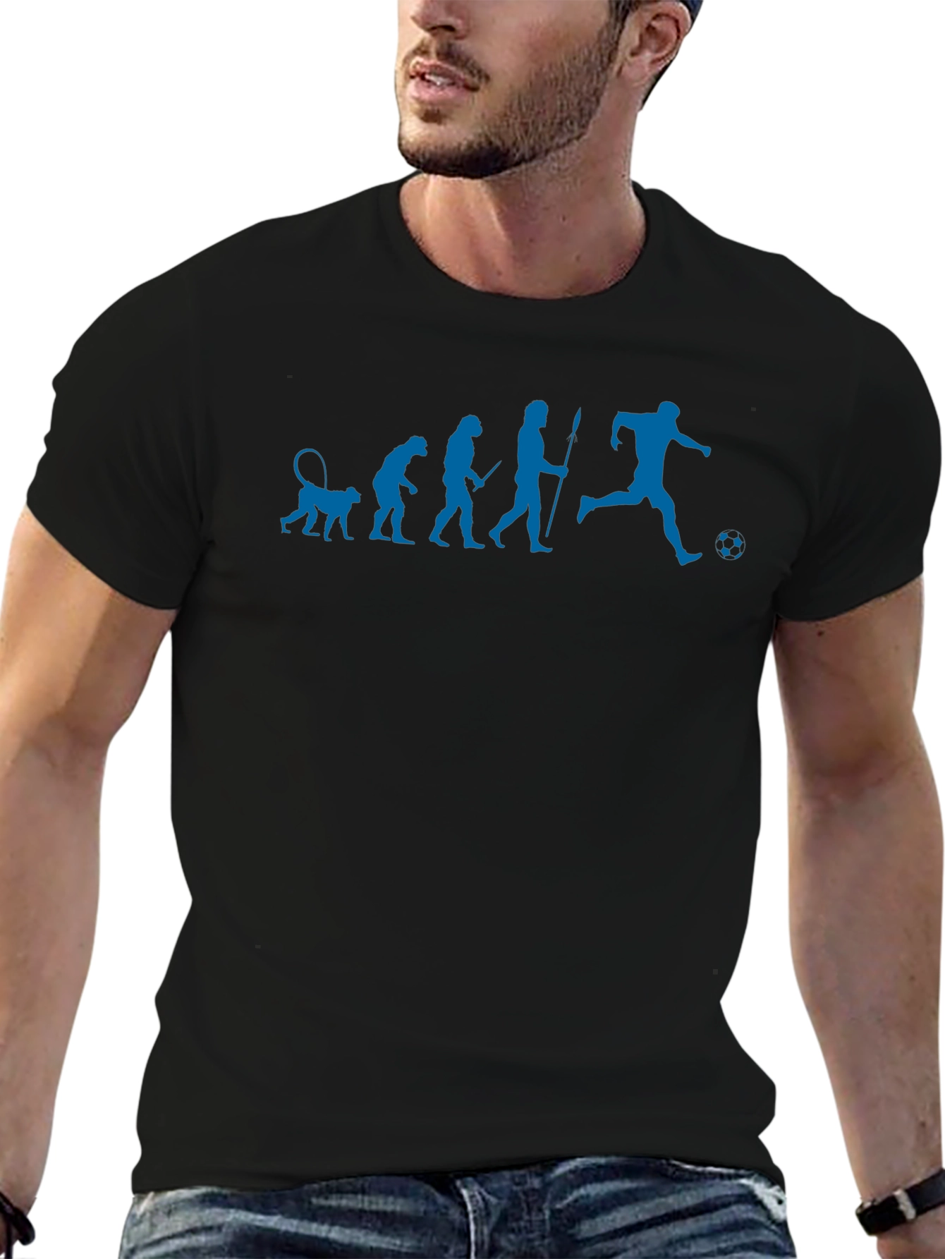 Soccer Evolution T-Shirt - Funny Graphic Tee
