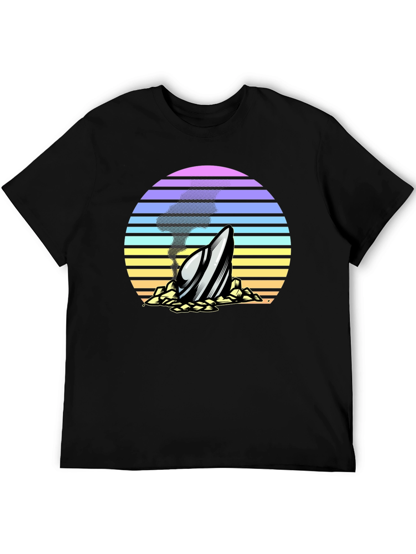 Retro Spaceship Graphic Tee