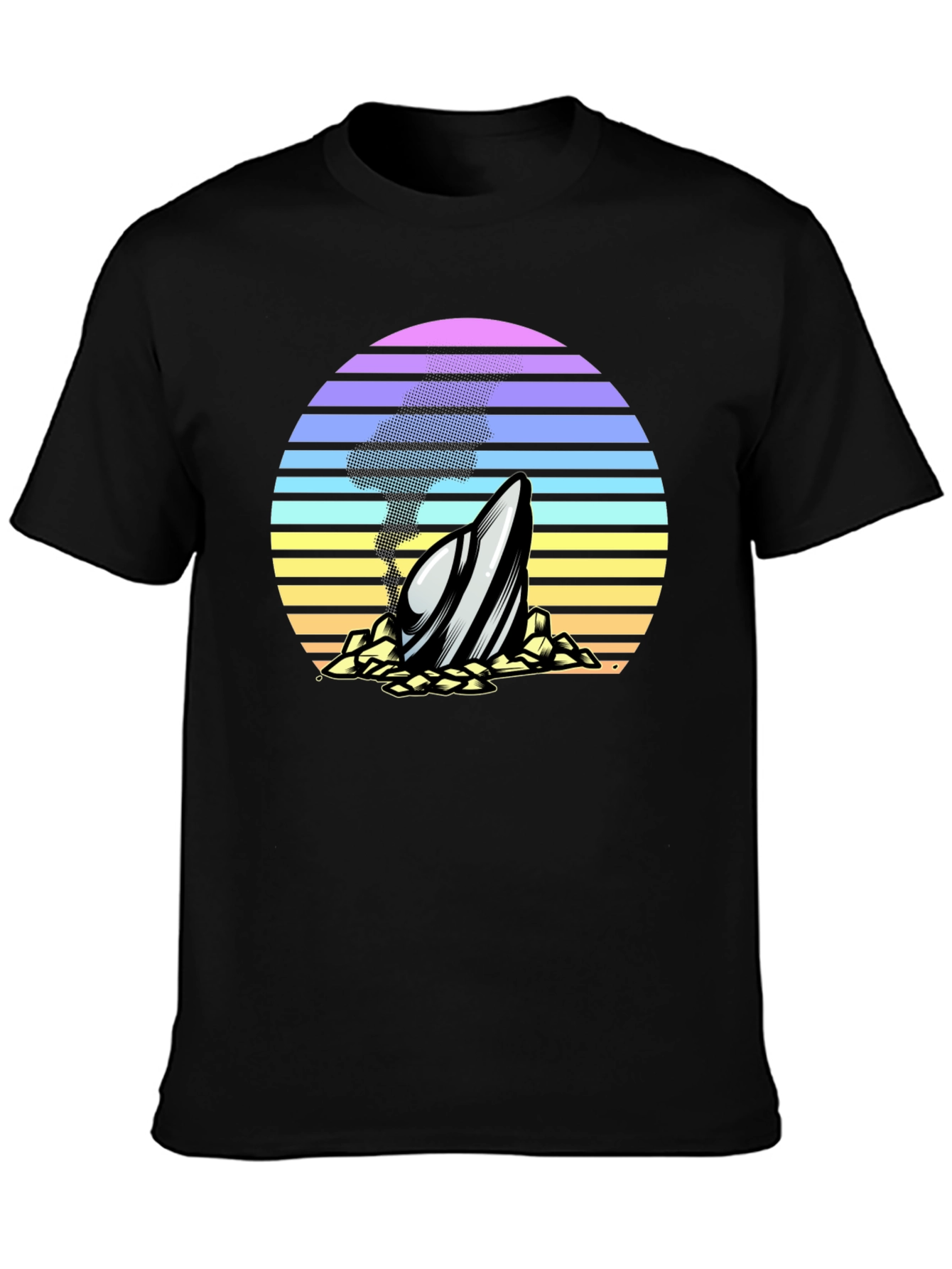 Retro Spaceship Graphic Tee