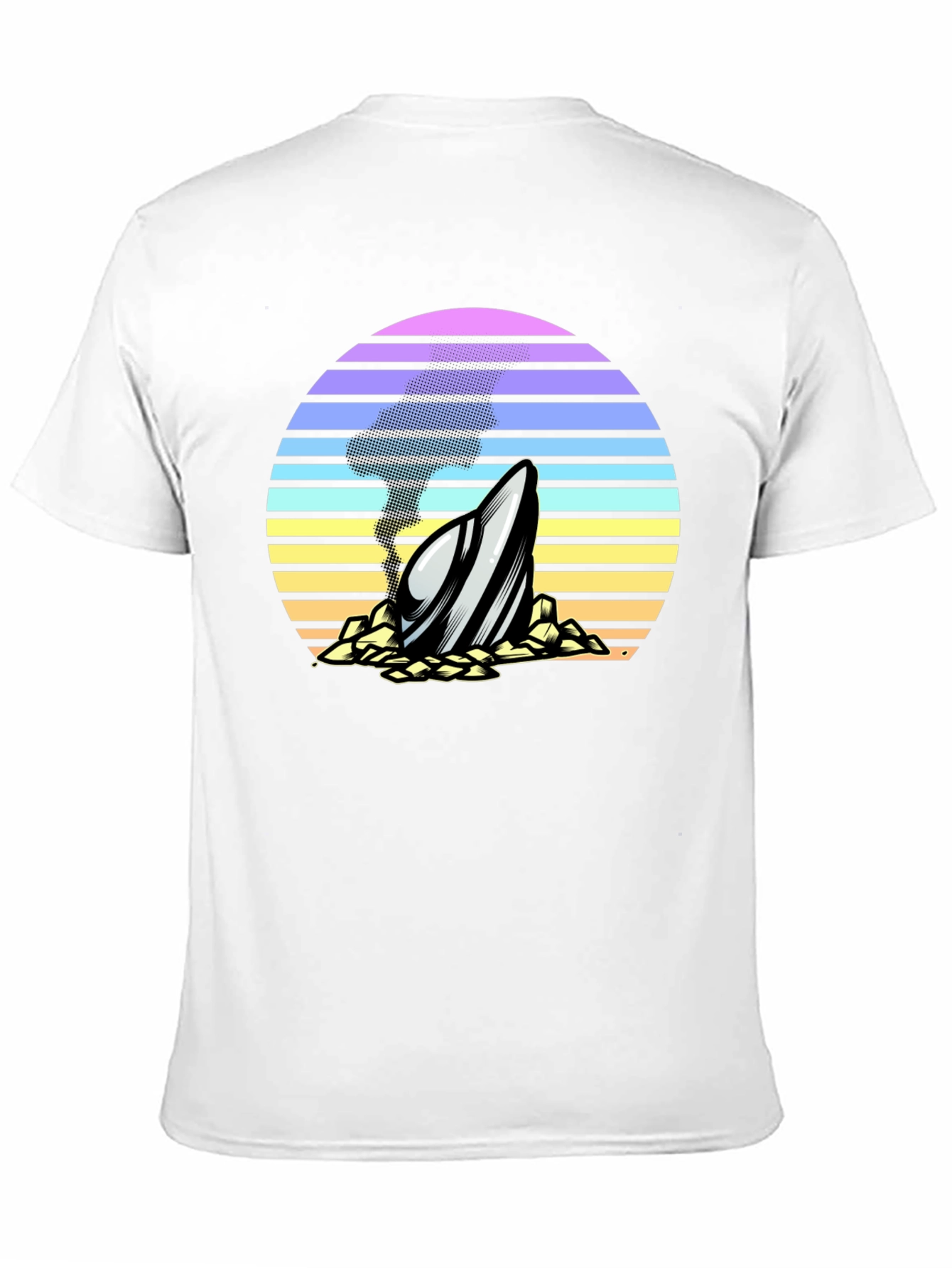 Retro Spaceship Graphic Tee
