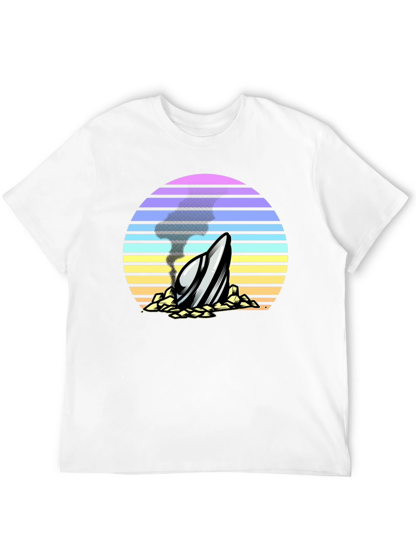 Retro Spaceship Graphic Tee