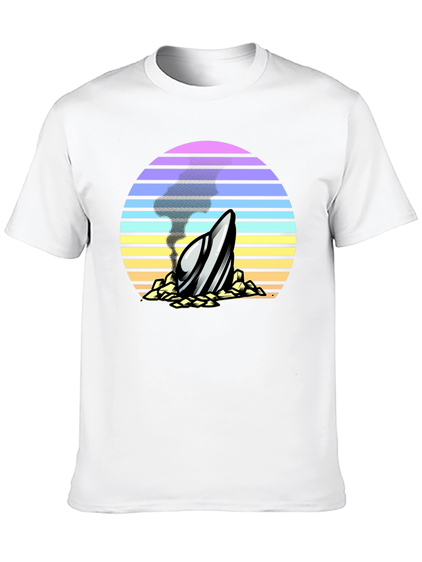 Retro Spaceship Graphic Tee