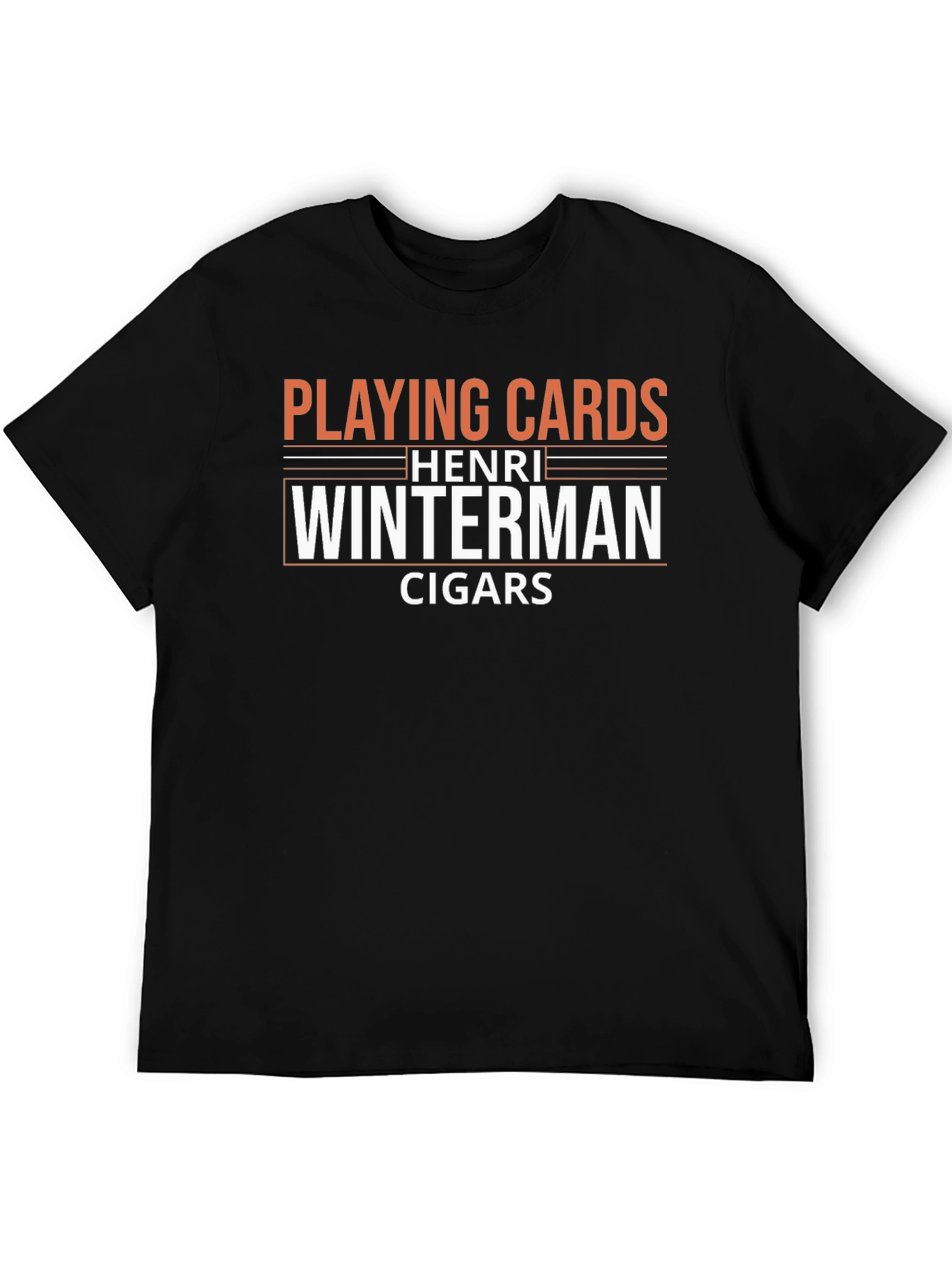 Henri Winterman Cigars Playing Cards Graphic Tee