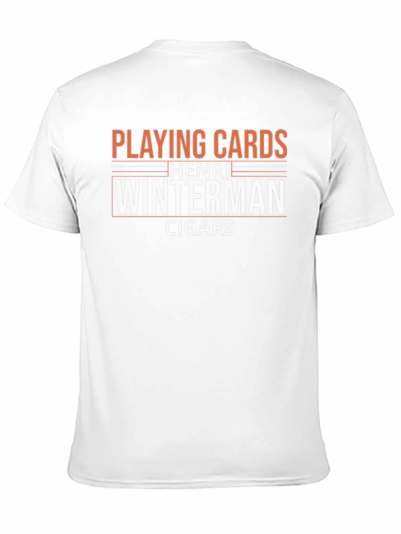 Henri Winterman Cigars Playing Cards Graphic Tee