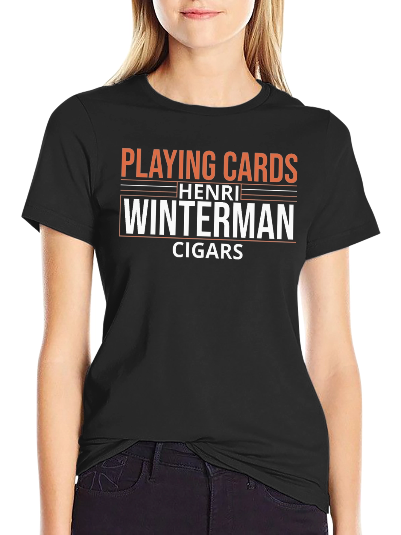 Henri Winterman Cigars Playing Cards Graphic Tee
