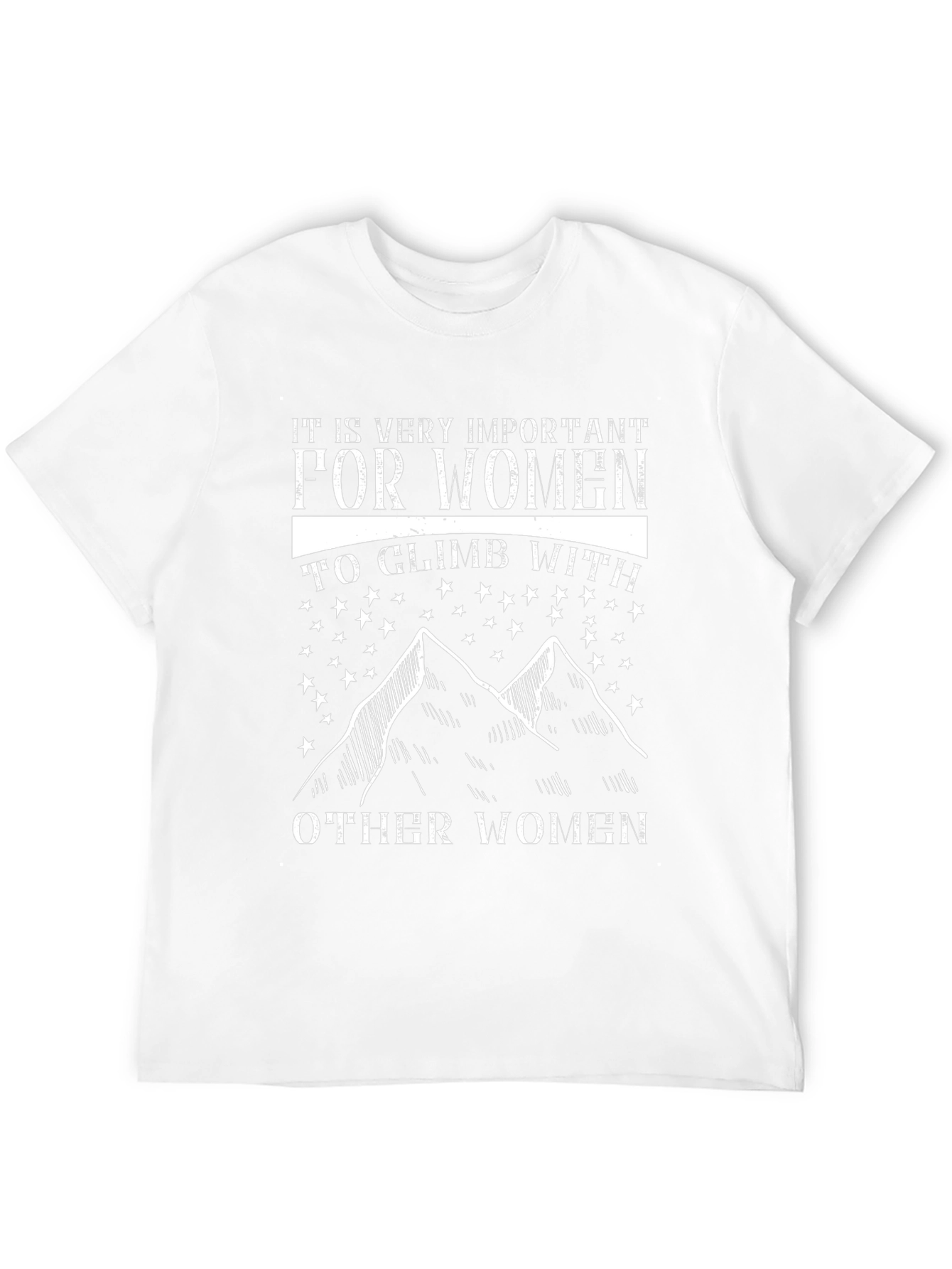 Womens Climbing T-Shirt - Motivational Design