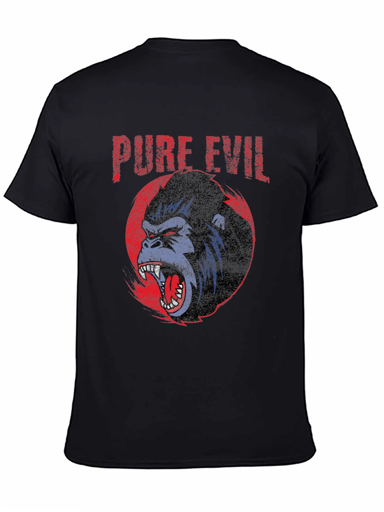 Pure Evil Gorilla Graphic T-Shirt