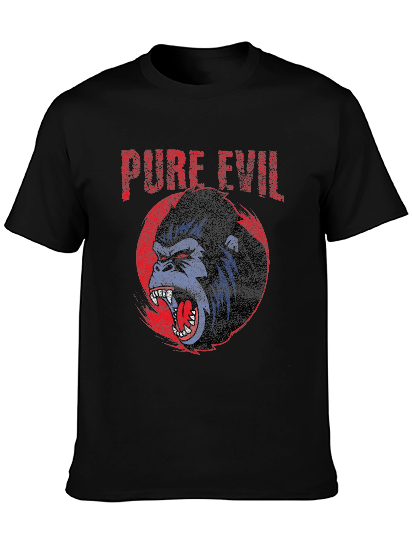 Pure Evil Gorilla Graphic T-Shirt
