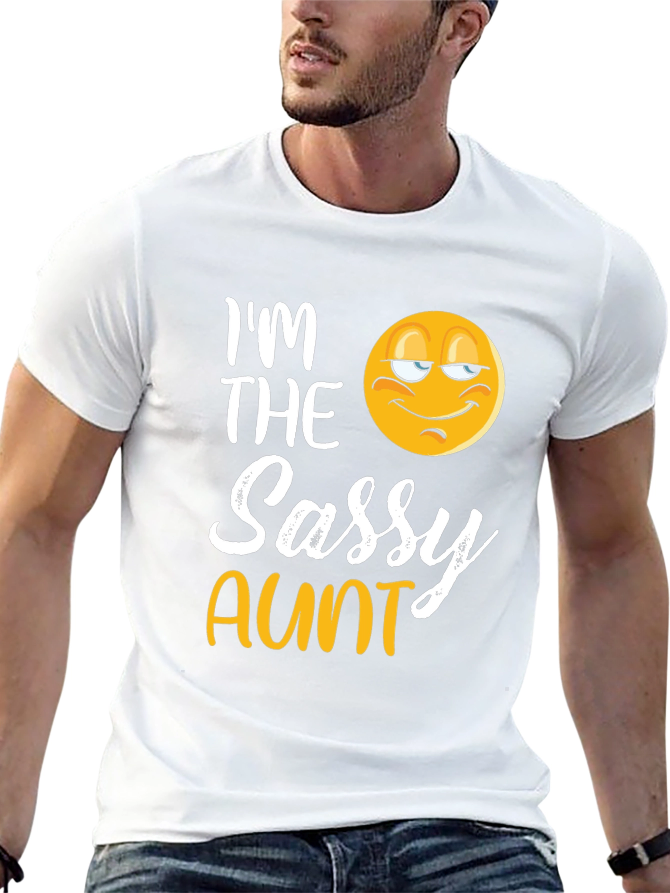 Im The Sassy Aunt T-Shirt Novelty Graphic Tee