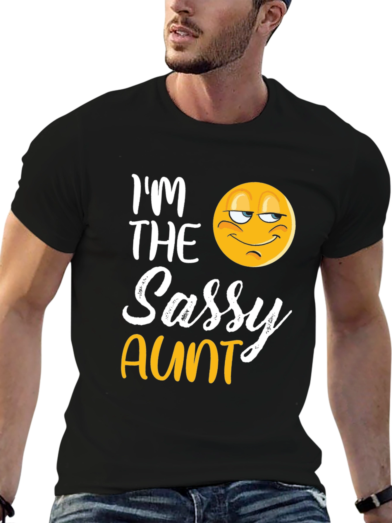 Im The Sassy Aunt T-Shirt Novelty Graphic Tee