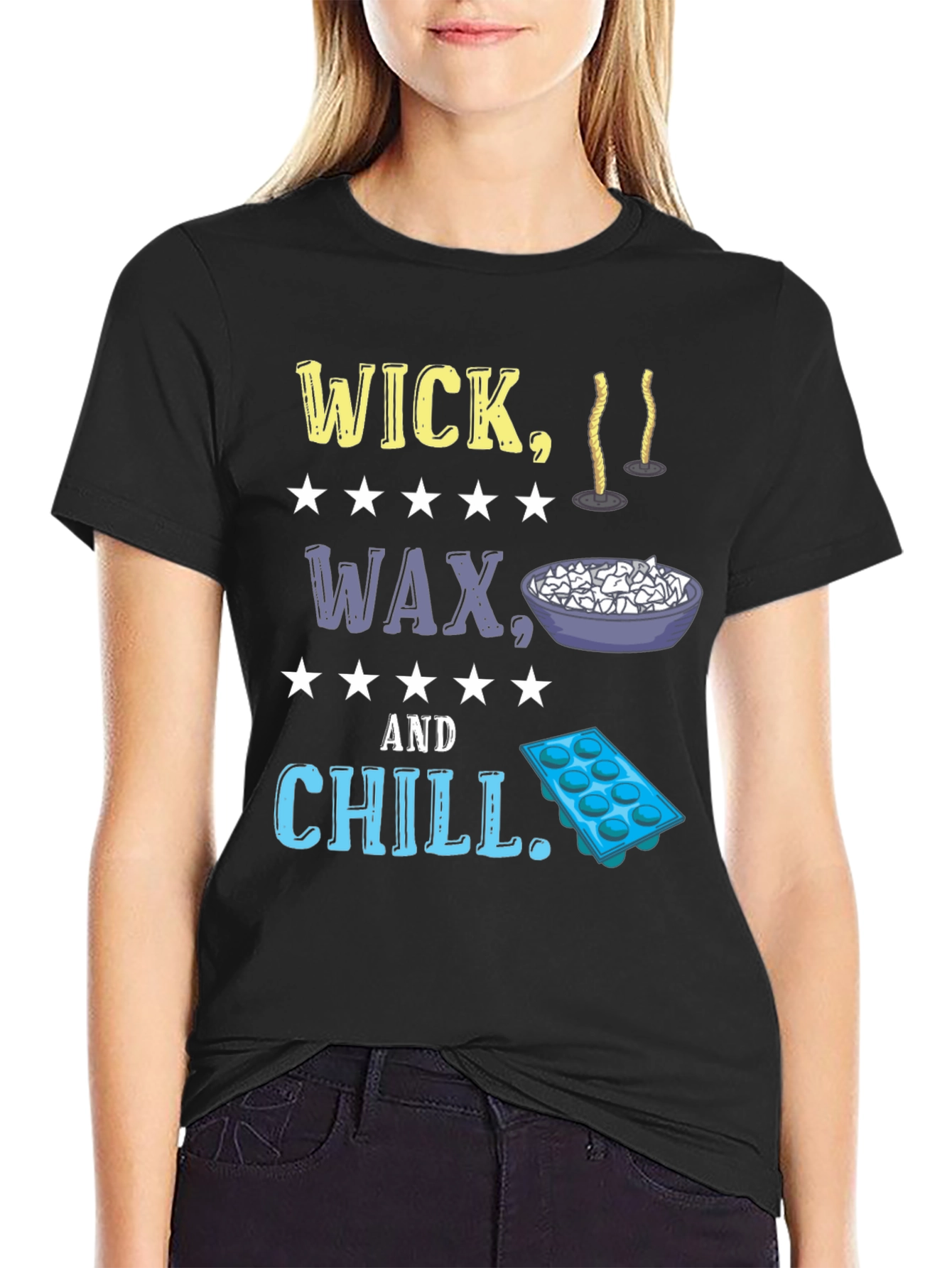 Wick Wax & Chill Graphic Tee