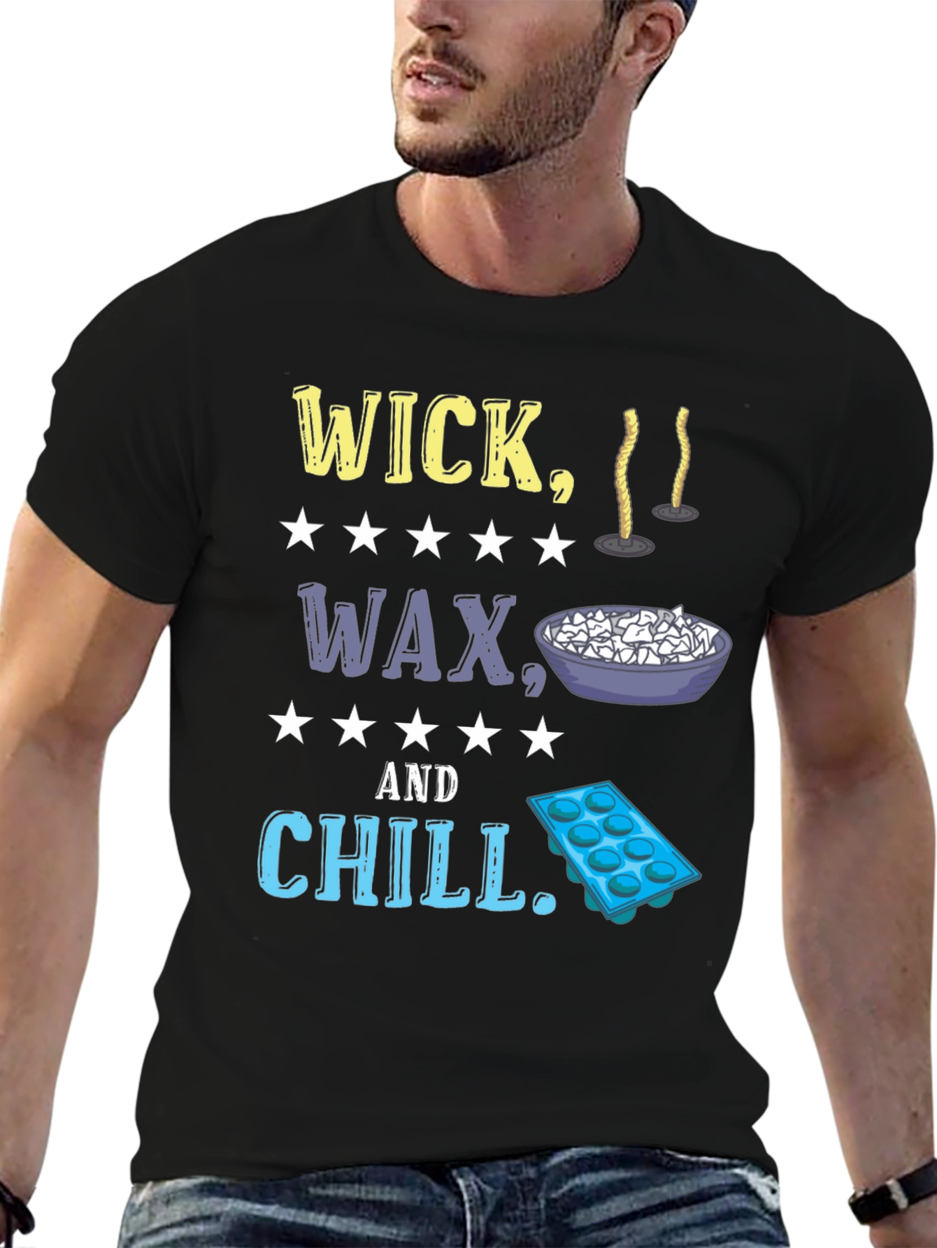 Wick Wax & Chill Graphic Tee
