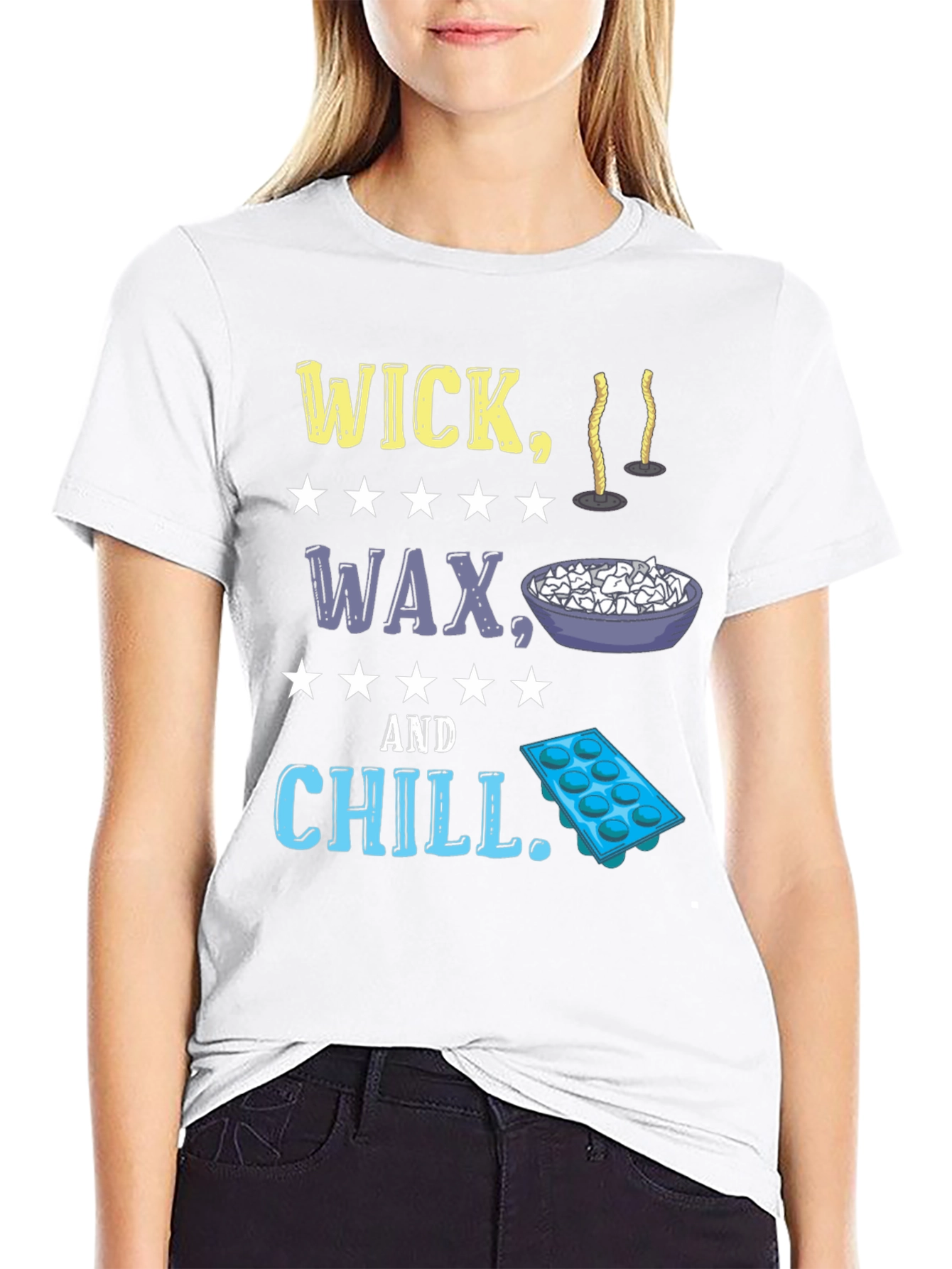 Wick Wax & Chill Graphic Tee