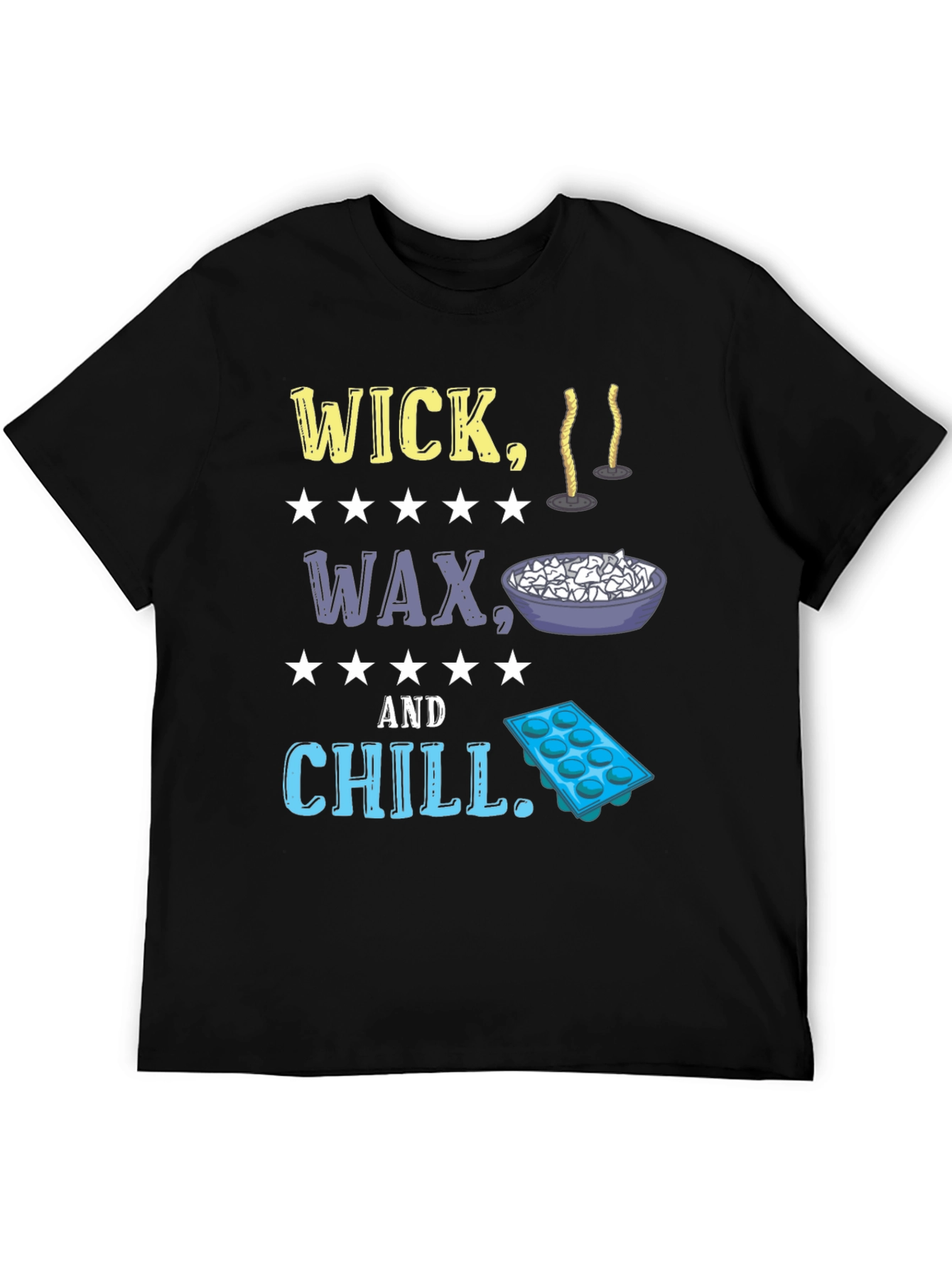 Wick Wax & Chill Graphic Tee